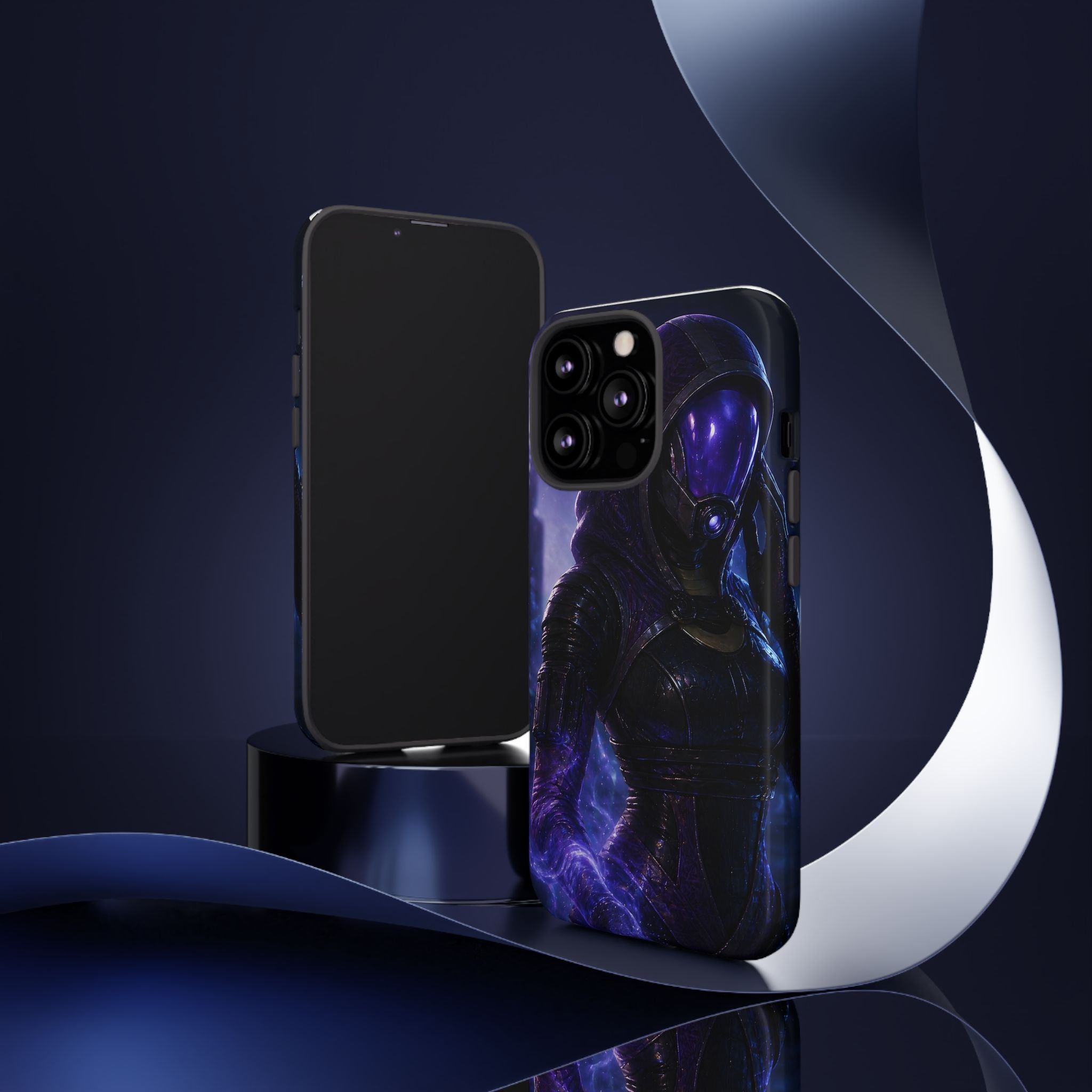 Behind the Mask — Tali'Zorah Fan Art Phone Case | Mass Effect Tough Case