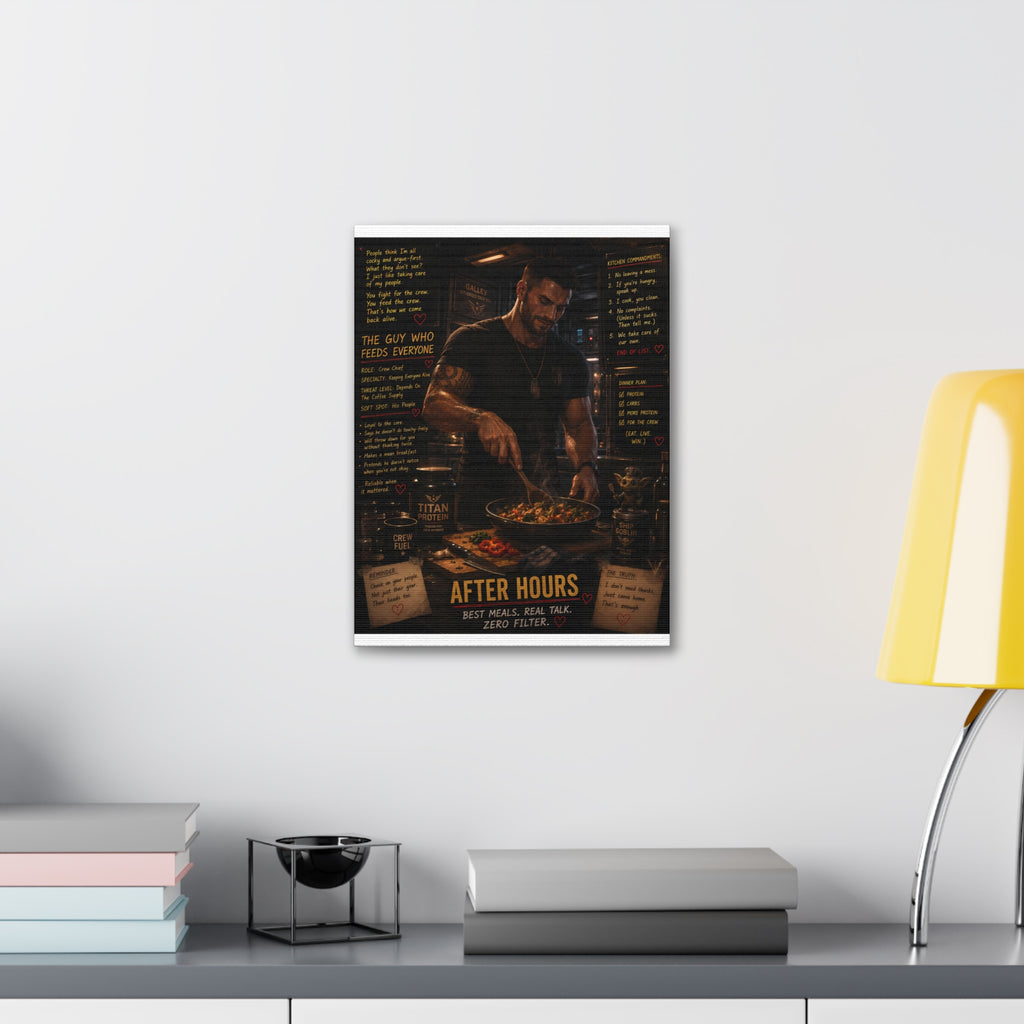 After Hours Off Duty — Canvas Wall Art