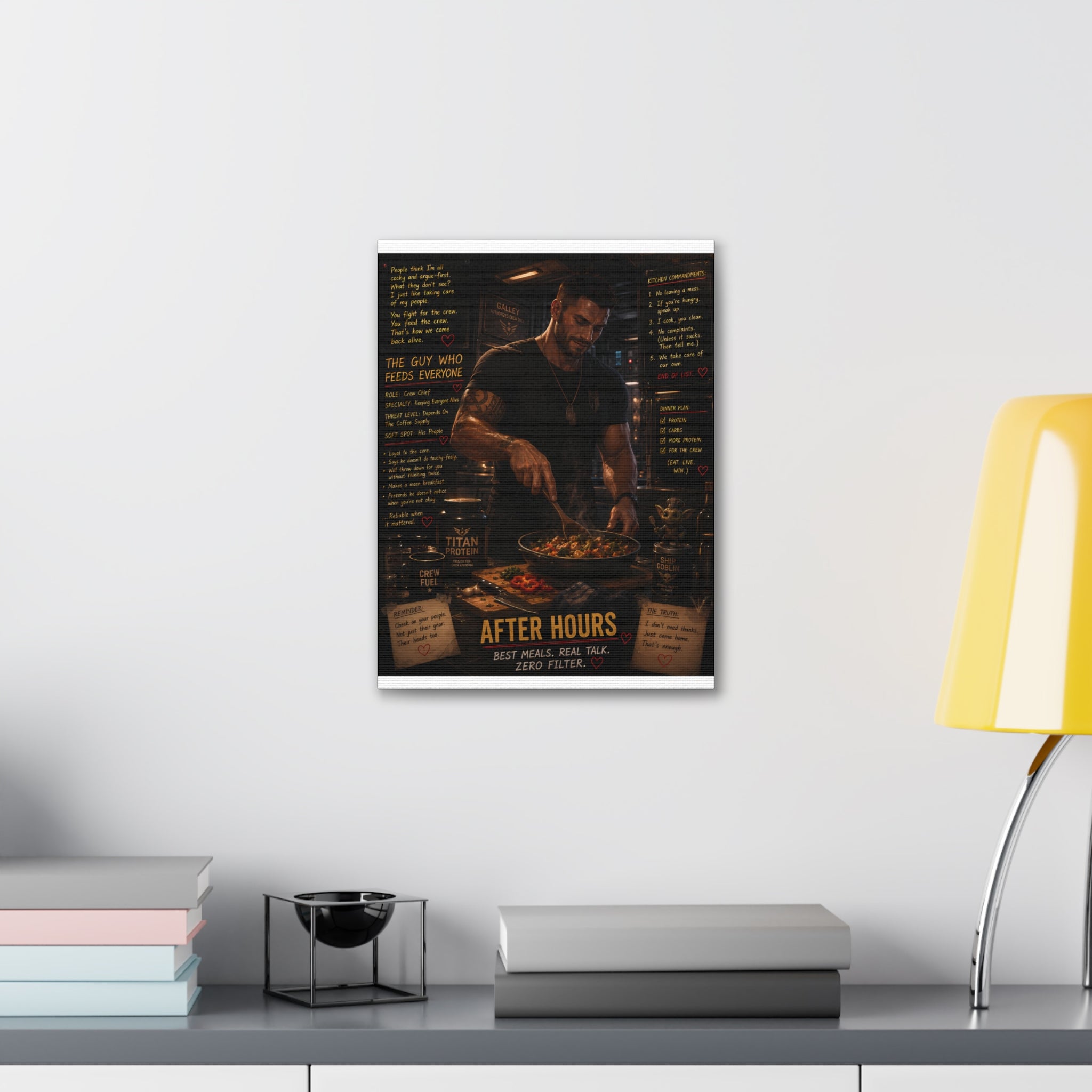 After Hours Off Duty — Canvas Wall Art