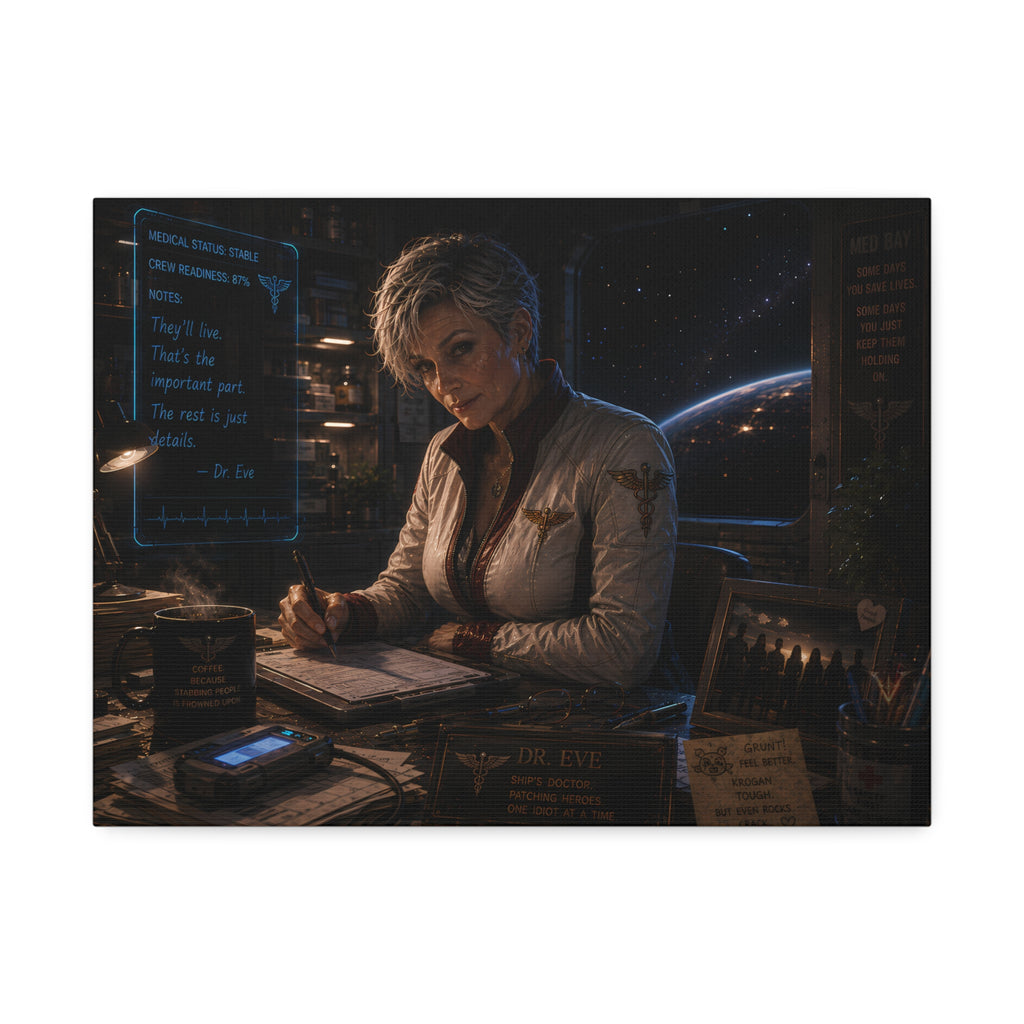 Holding the Line — Canvas Wall Art