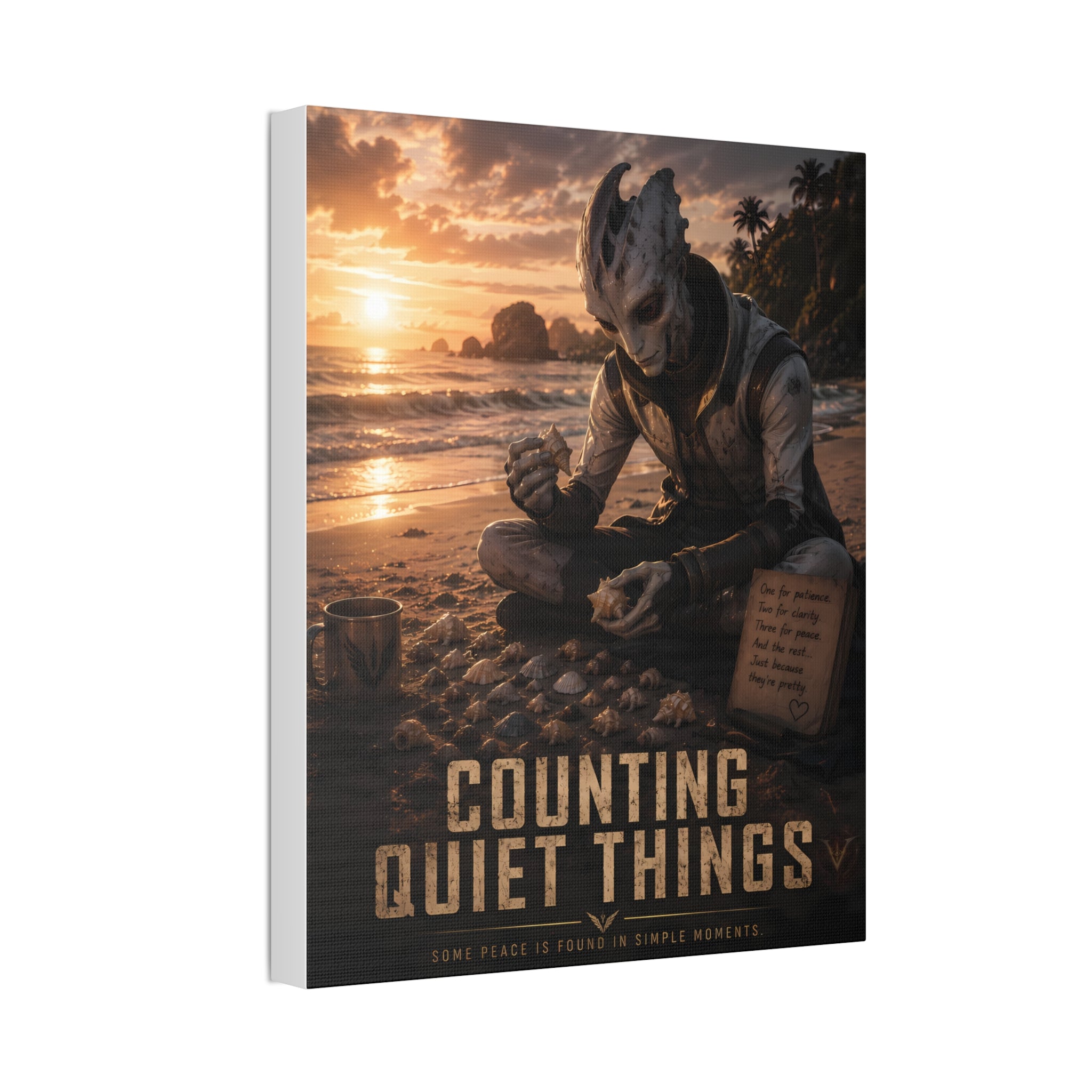 Counting Sea Shells — Canvas Wall Art