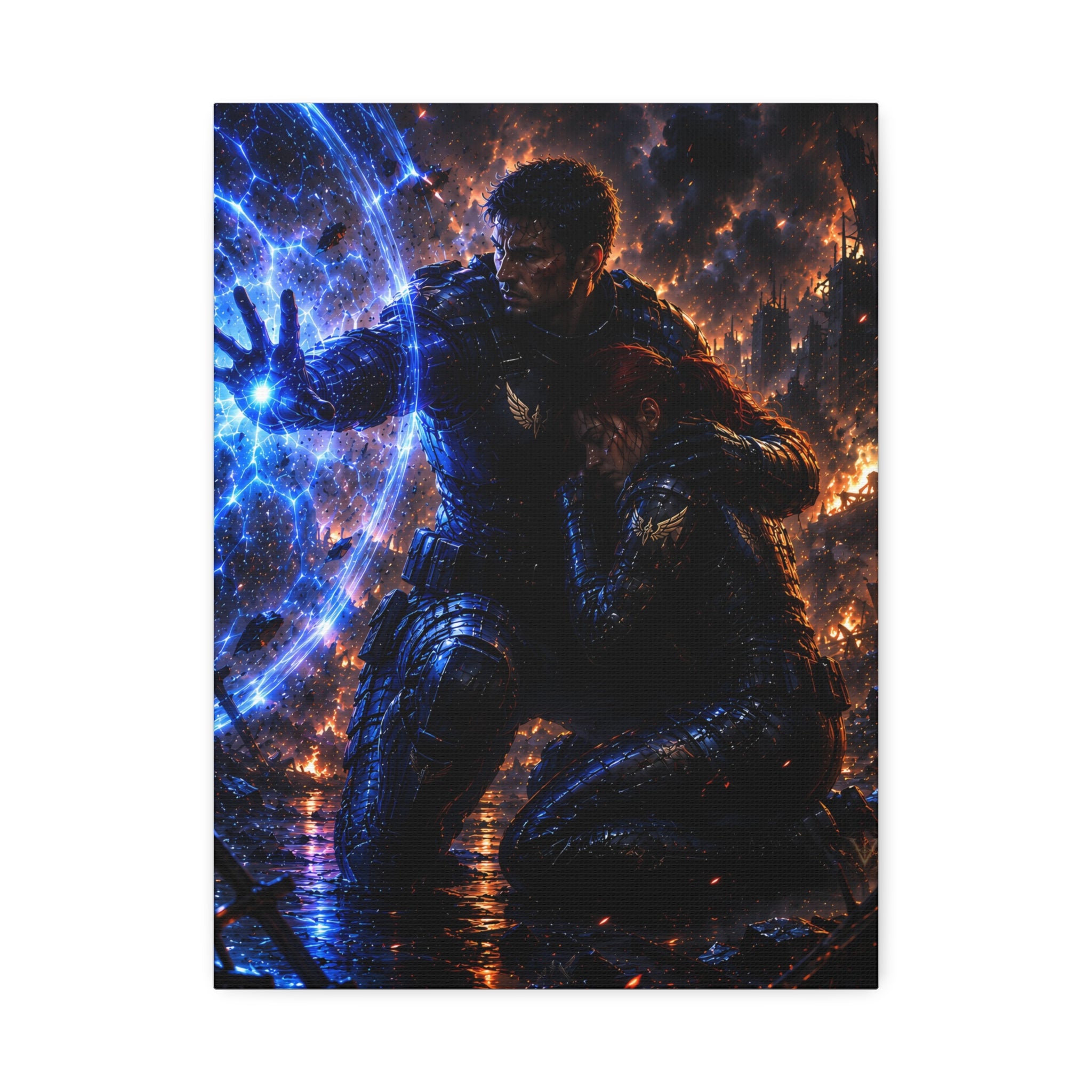 The Shield Between Us — Canvas Wall Art