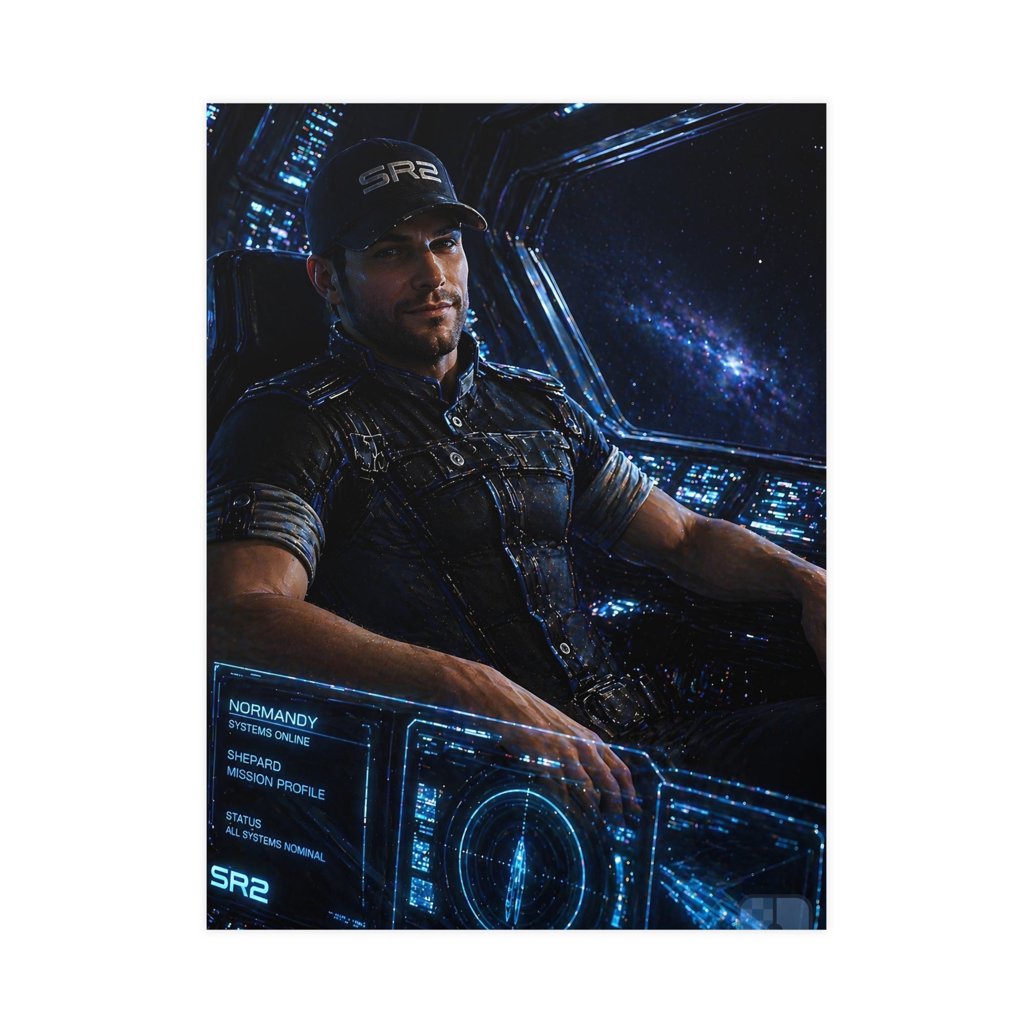 Steady Hands — Joker Fan Art Matte Poster | Mass Effect Wall Art