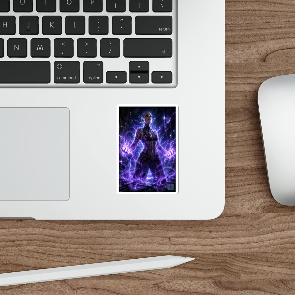Unleashed — Jack Fan Art Die-Cut Sticker | Mass Effect Biotic Decal