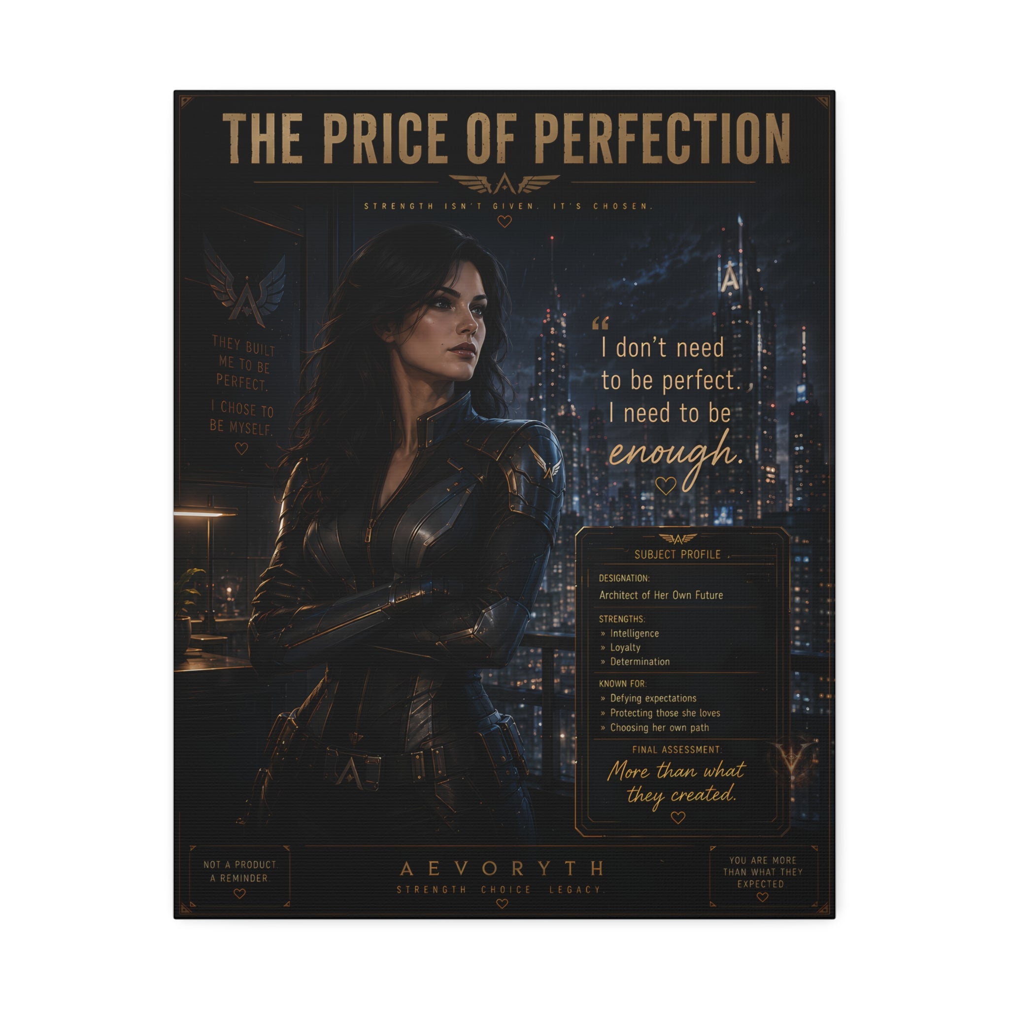The Price of Perfection — Canvas Wall Art