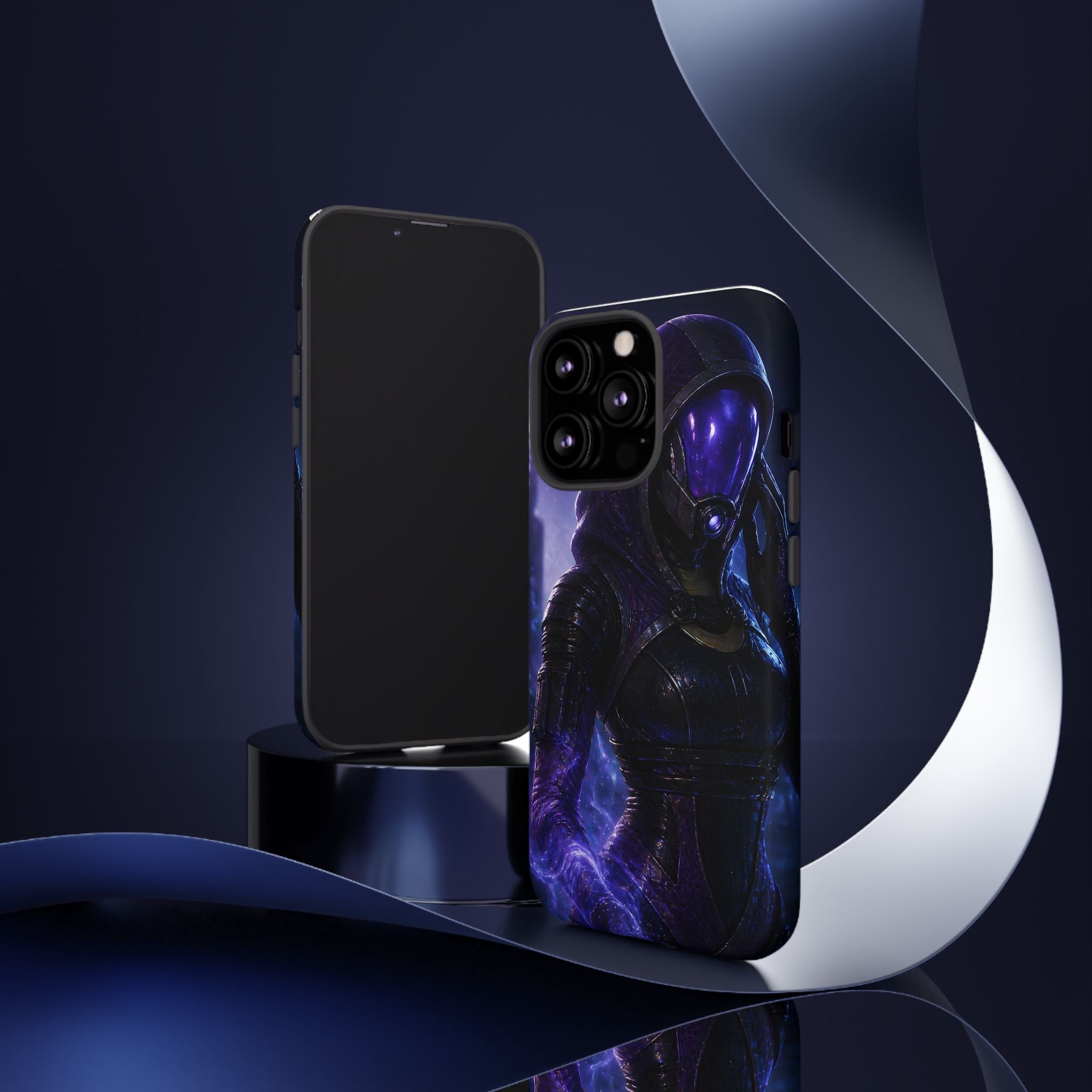 Behind the Mask — Tali'Zorah Fan Art Phone Case | Mass Effect Tough Case