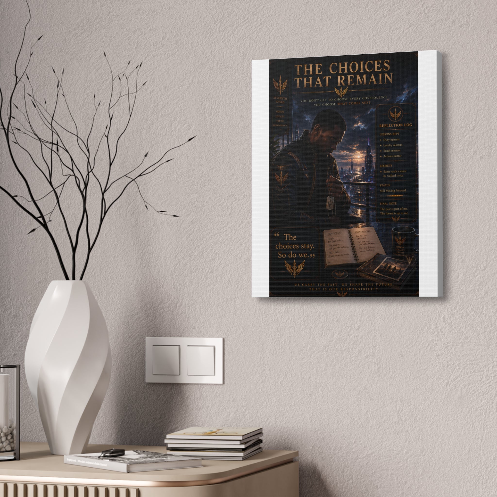 The Choices That Remain — Canvas Wall Art