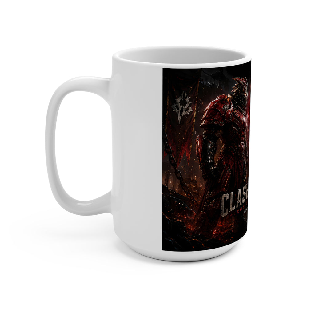 Clash of the Titans 15oz Ceramic Mug – Epic Warrior Battle Coffee Cup