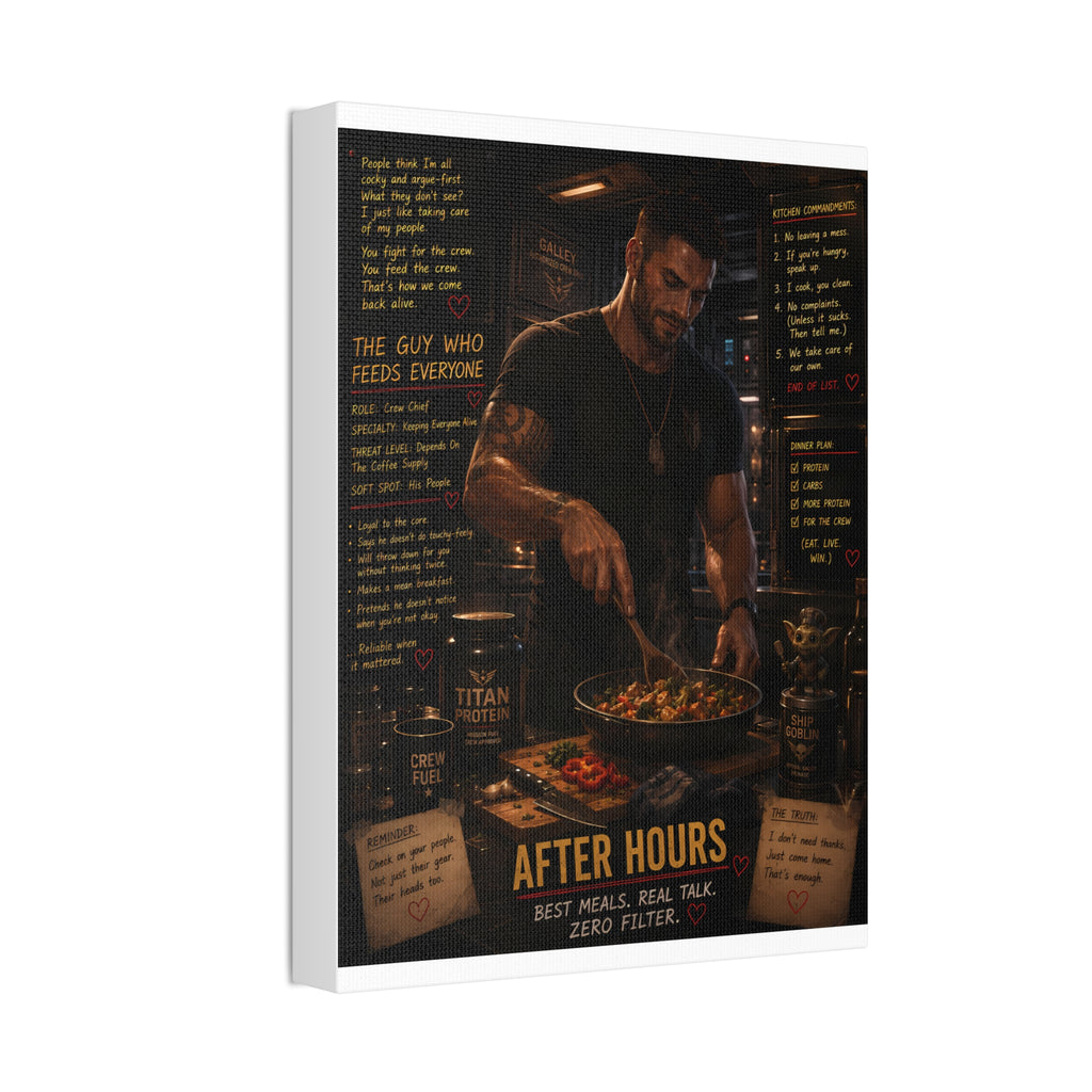 After Hours Off Duty — Canvas Wall Art