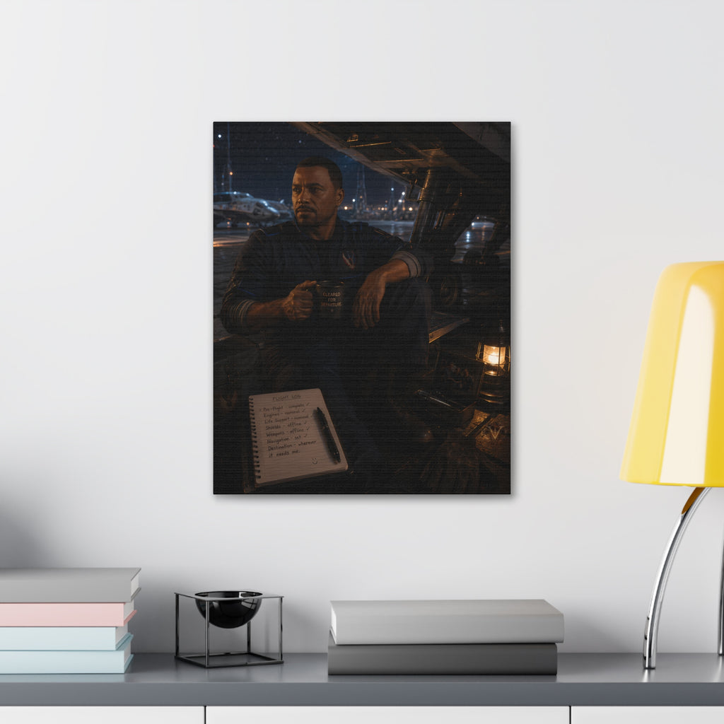 Cleared For Departure — Canvas Wall Art