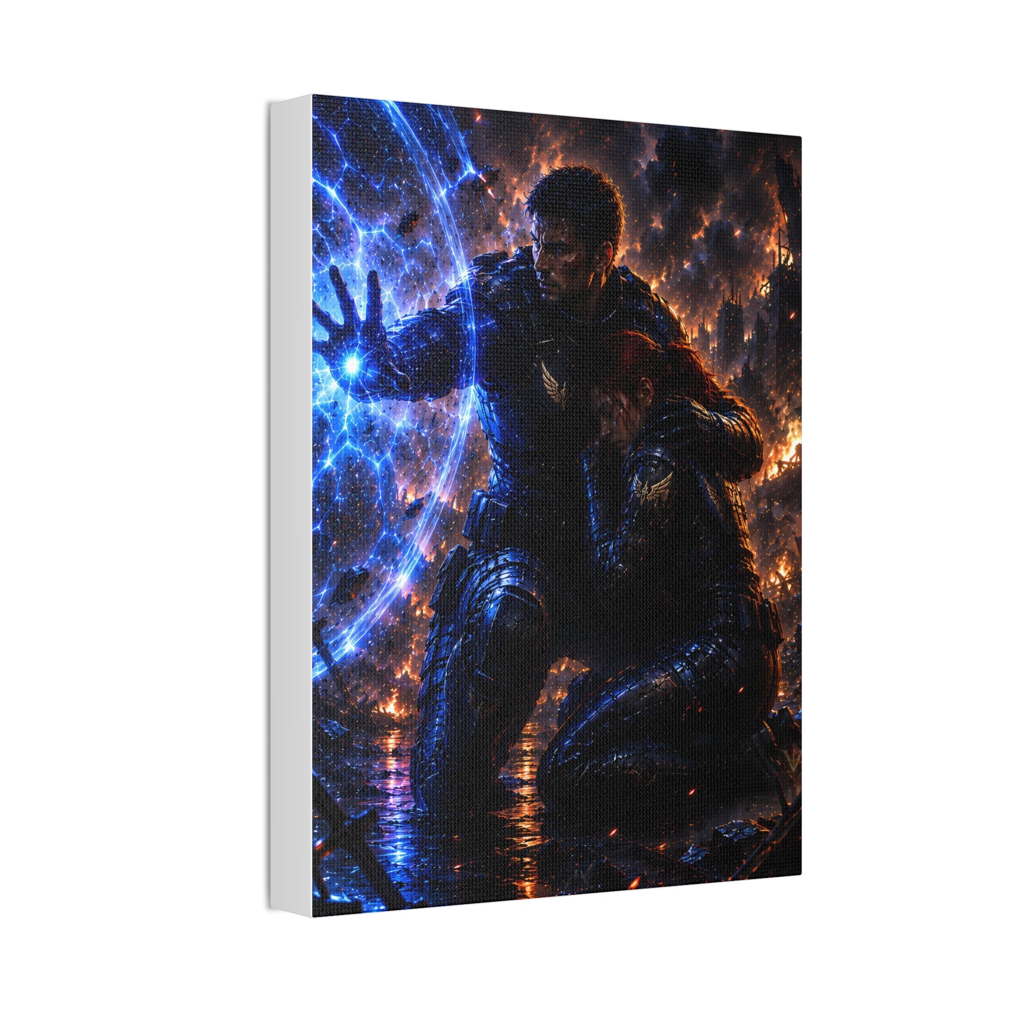 The Shield Between Us — Canvas Wall Art