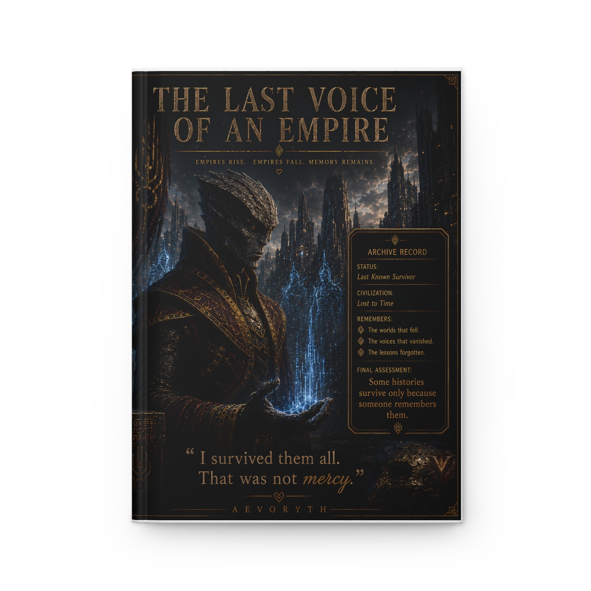 The Last Voice of an Empire — Hardcover Journal