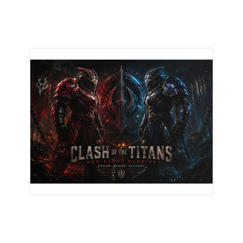 Iron Blood Standoff — Matte Poster