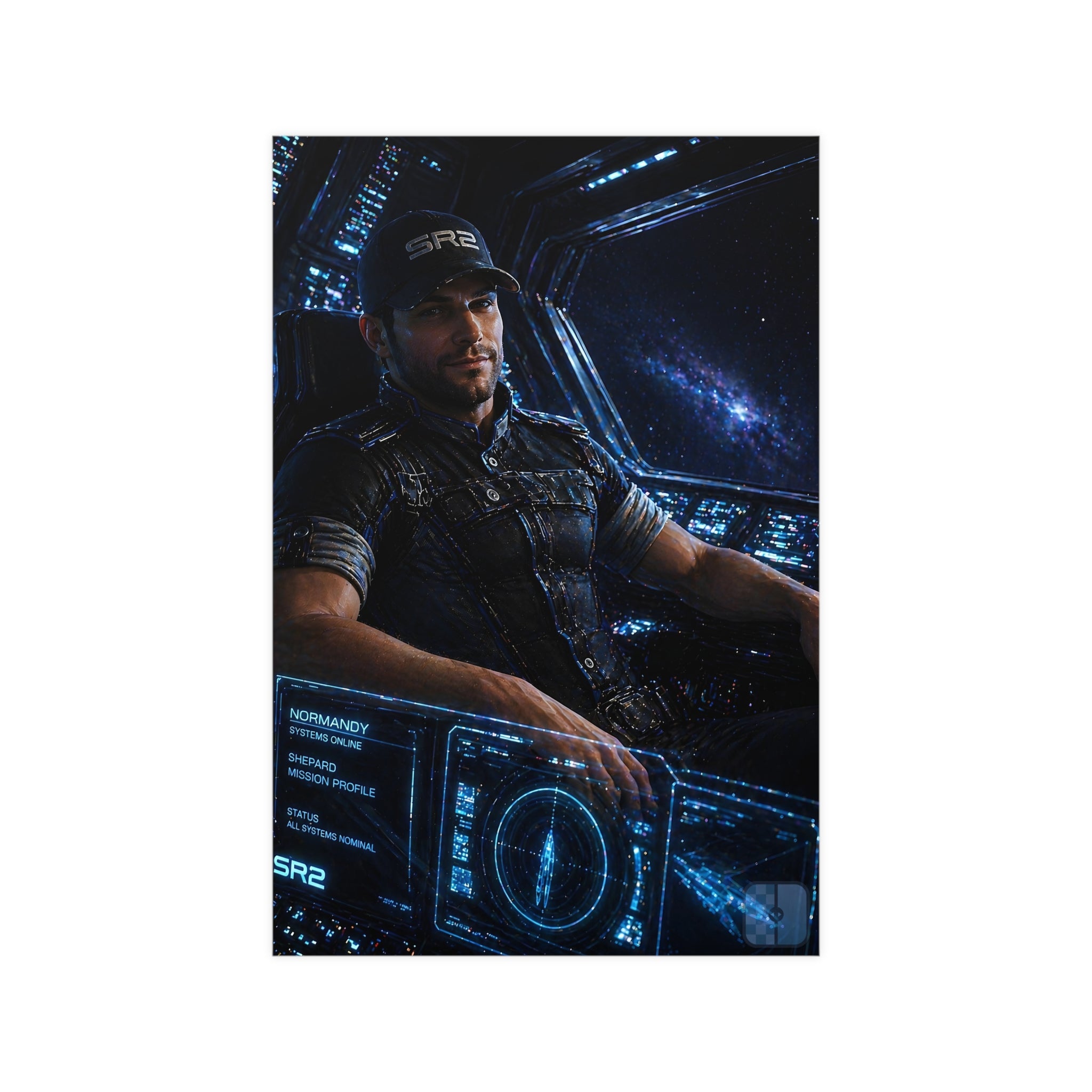 Steady Hands — Joker Fan Art Matte Poster | Mass Effect Wall Art