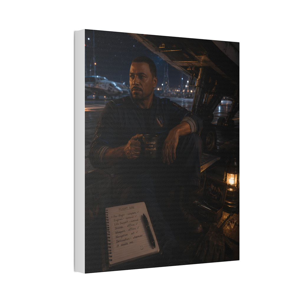 Cleared For Departure — Canvas Wall Art