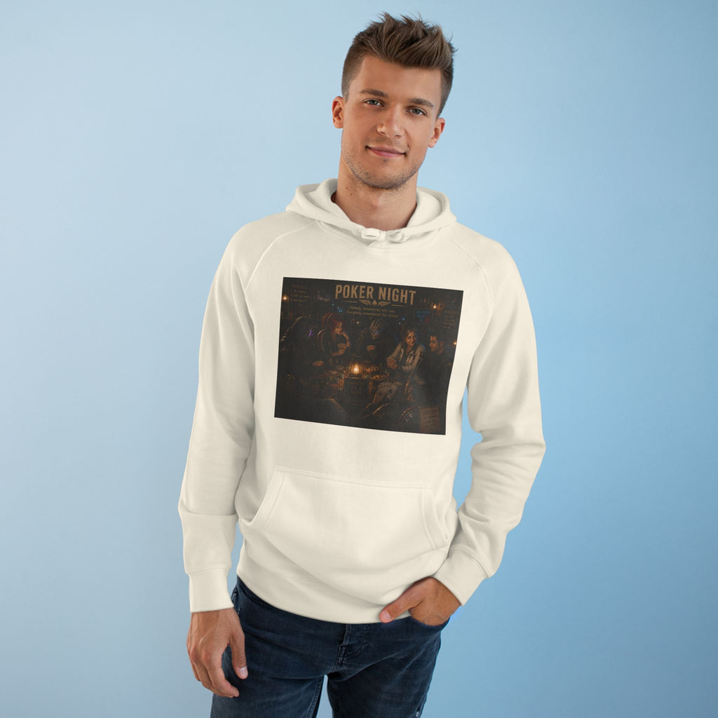 Poker Night Hoodie — Vintage Card Game Crew Sweatshirt