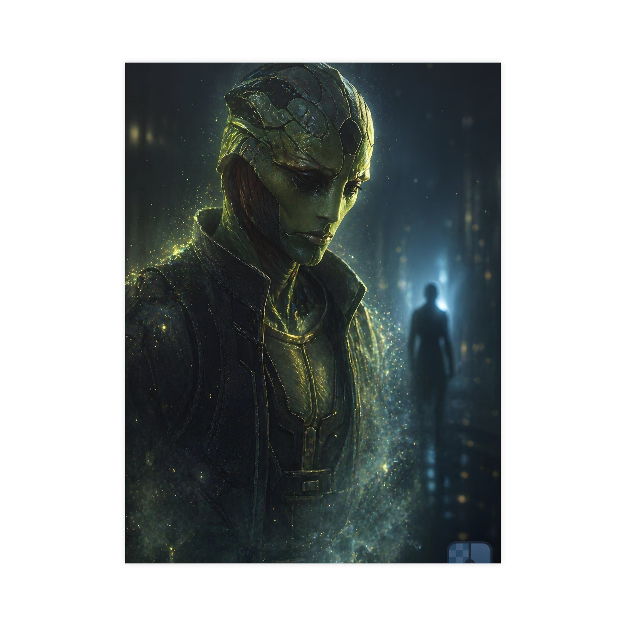 Fading Light — Thane Krios Fan Art Matte Poster | Mass Effect Wall Art
