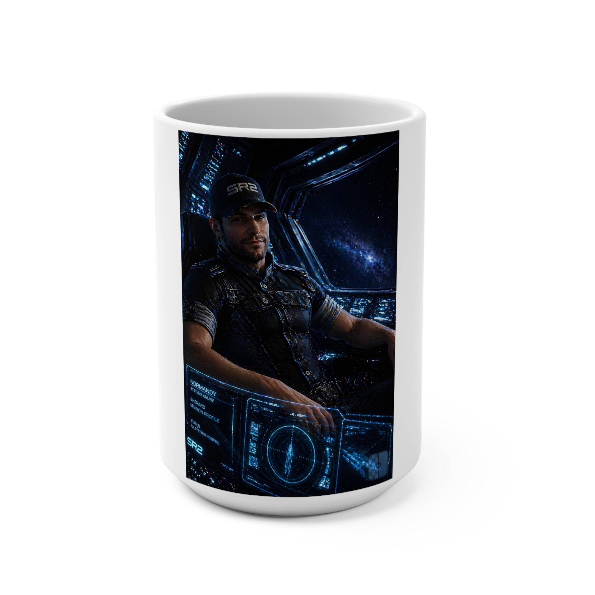 Steady Hands — Joker Fan Art 15oz Ceramic Mug | Mass Effect Pilot