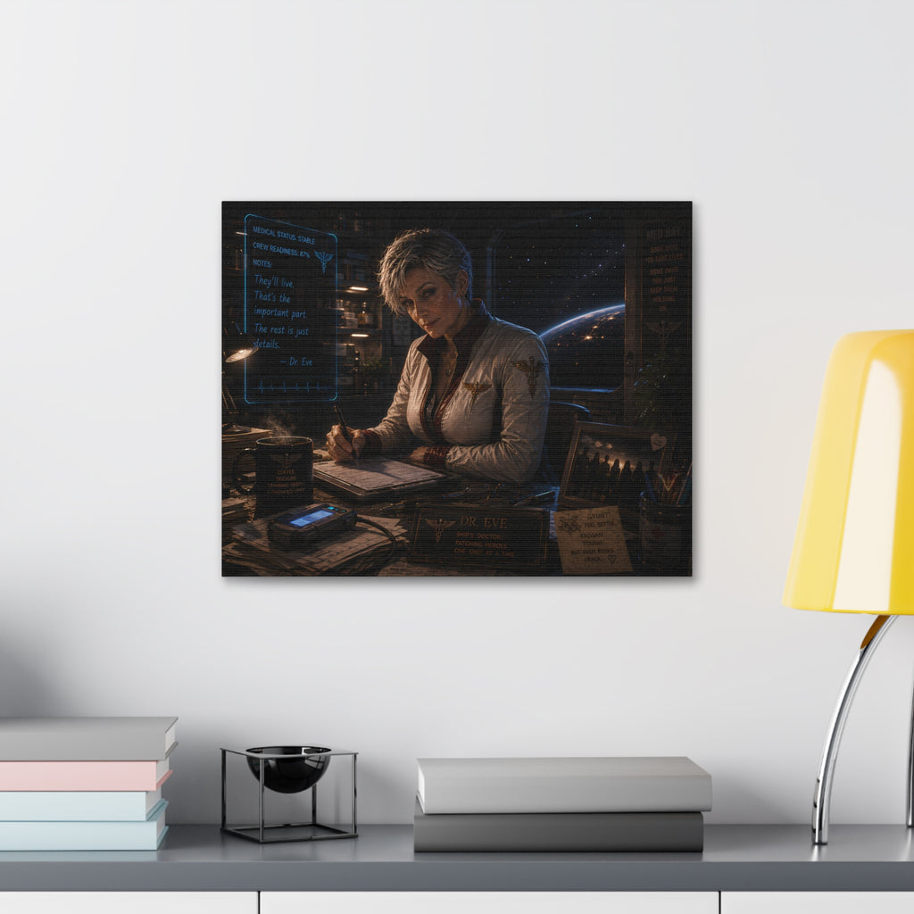 Holding the Line — Canvas Wall Art