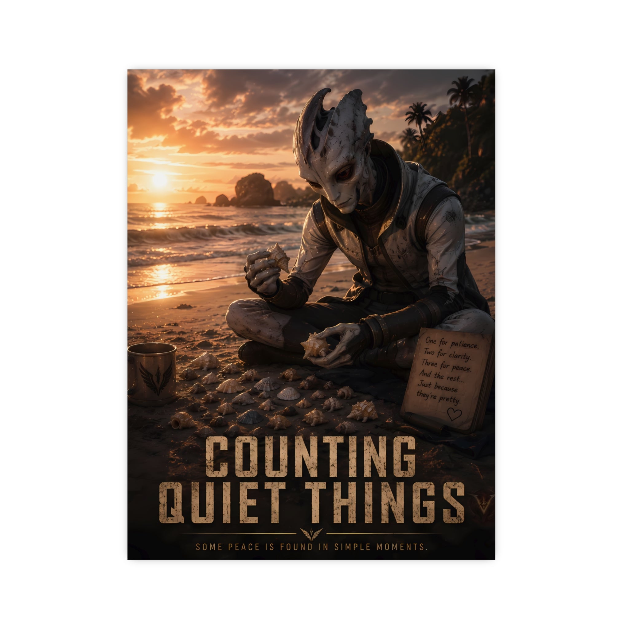 Counting Quiet Things — Matte Poster