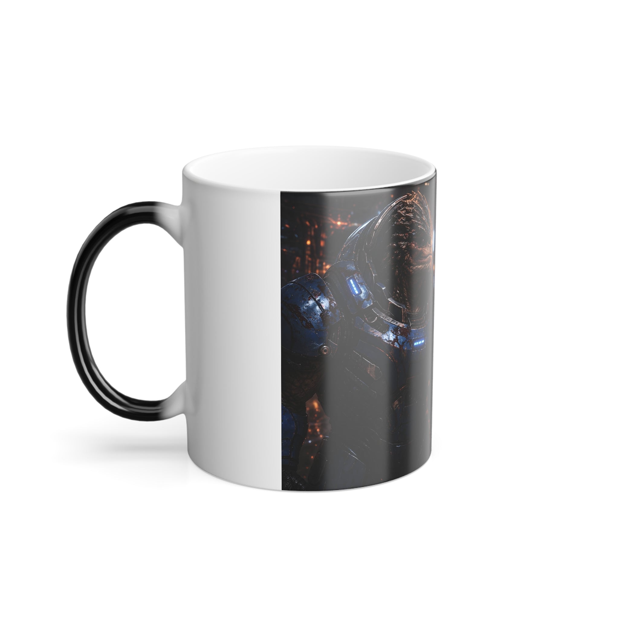 Clash of the Titans: Standoff — Krogan Warriors Color-Changing Mug | Mass Effect 11oz Magic Mug