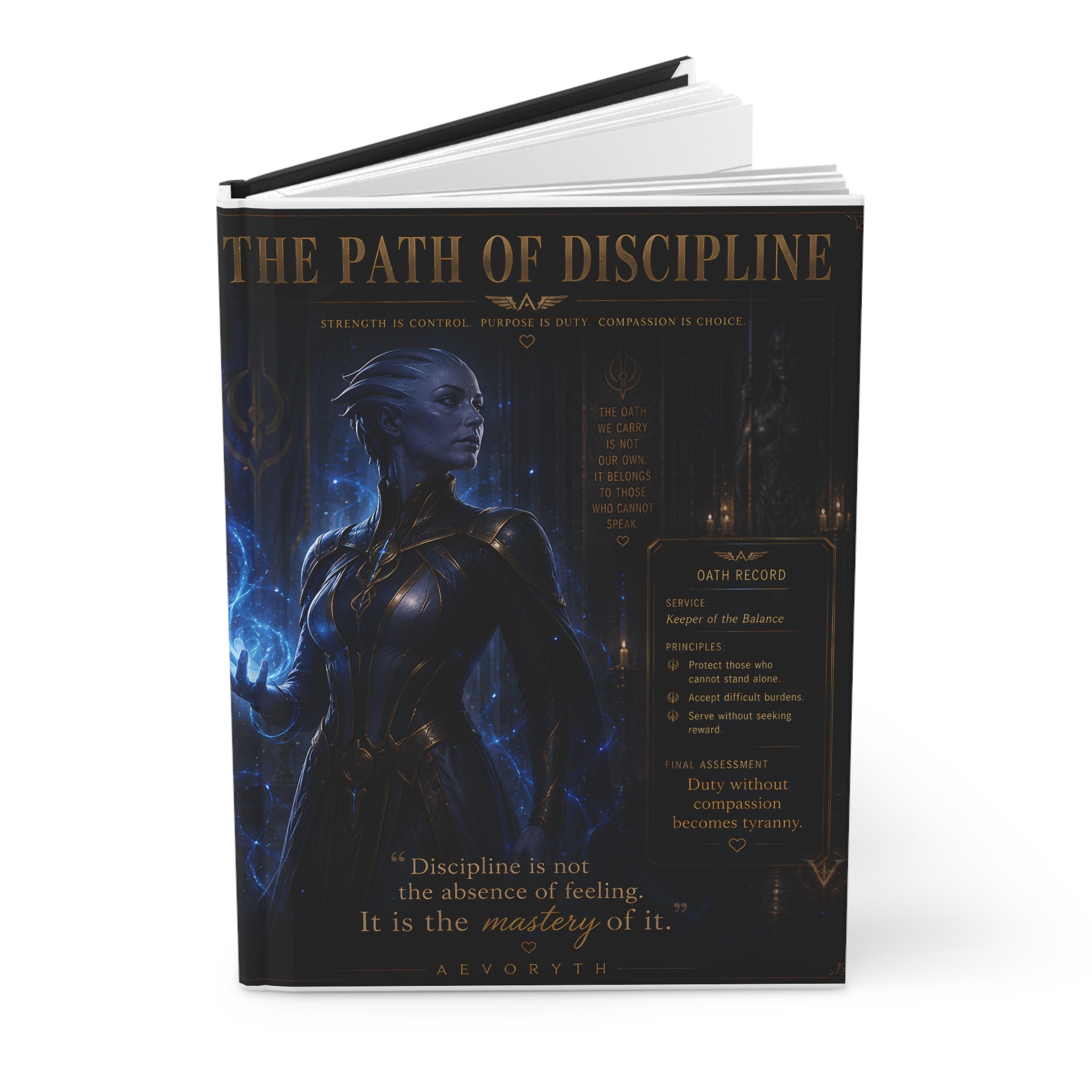 The Path of Discipline — Hardcover Journal