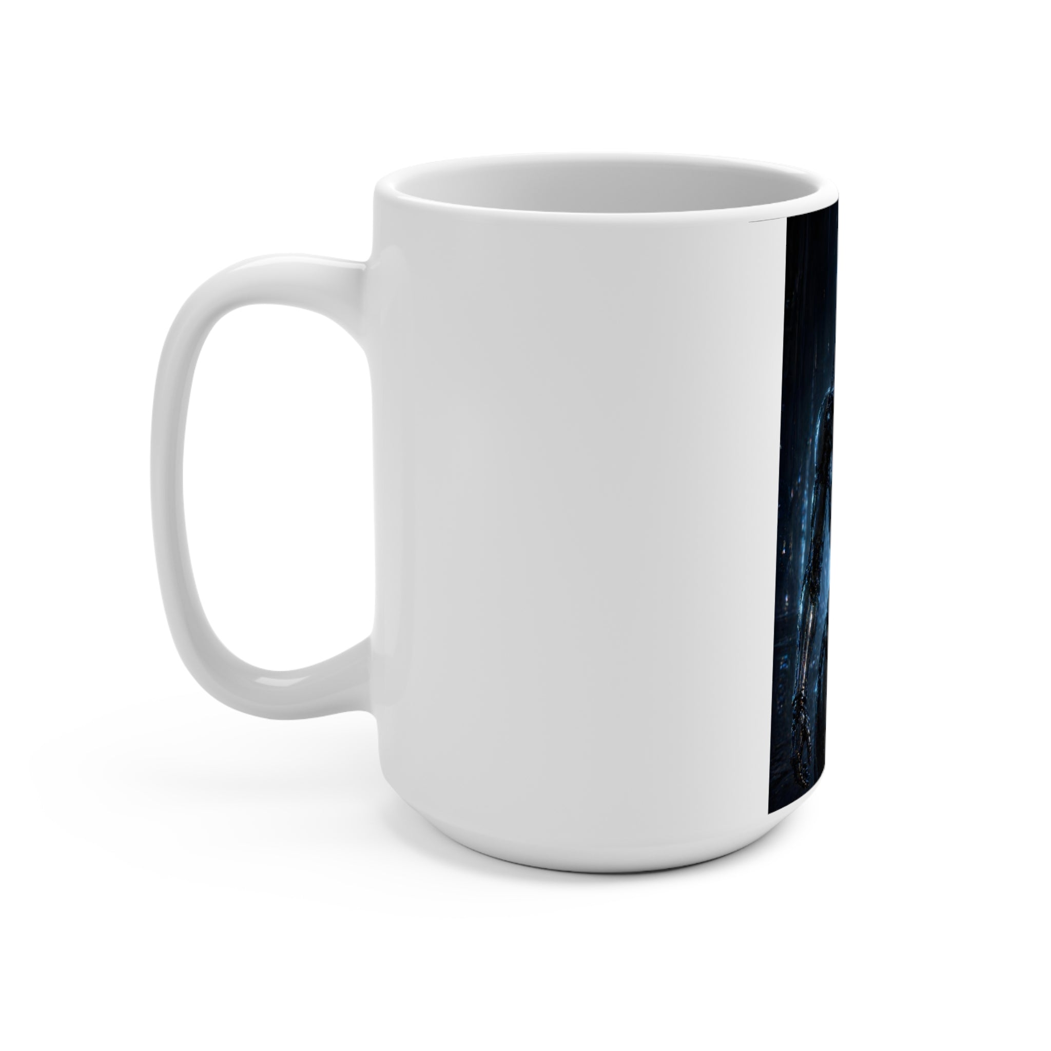 Self-Aware — Legion Fan Art 15oz Ceramic Mug | Mass Effect
