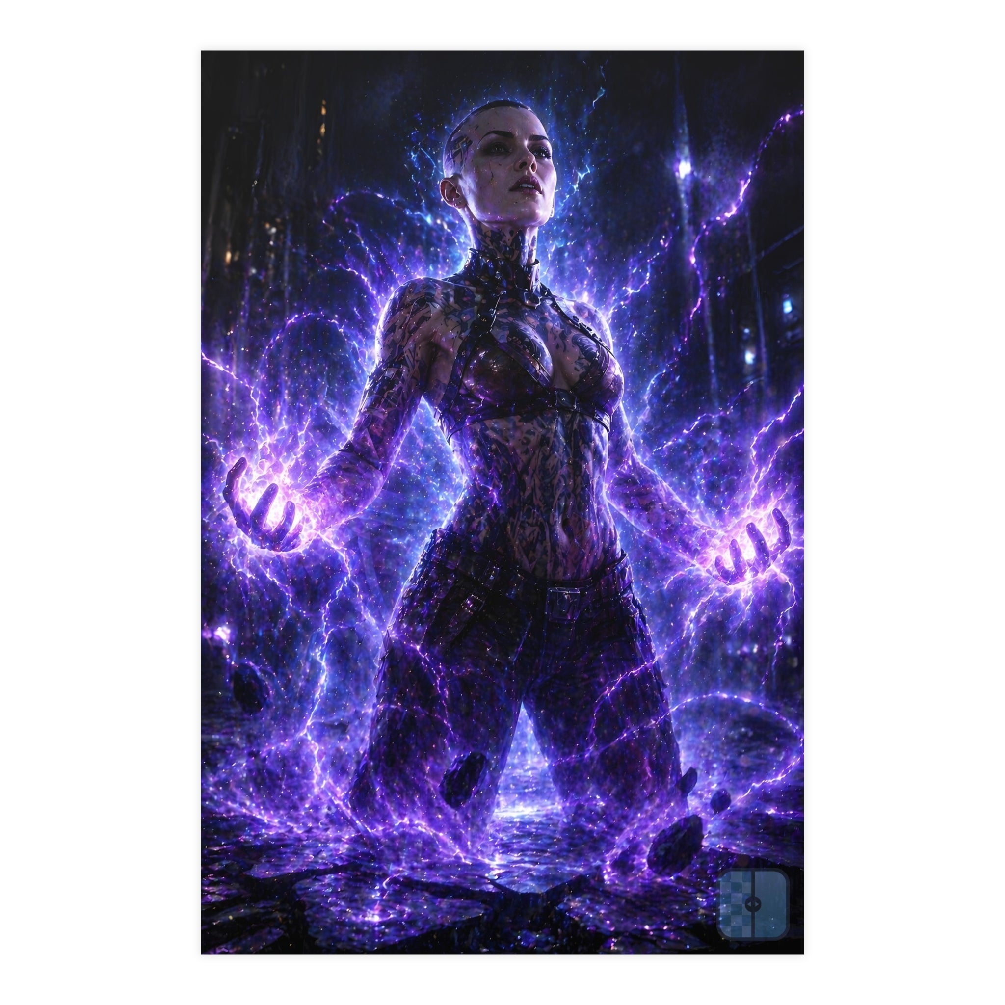 Unleashed — Jack Fan Art Matte Poster | Mass Effect Biotic Wall Art
