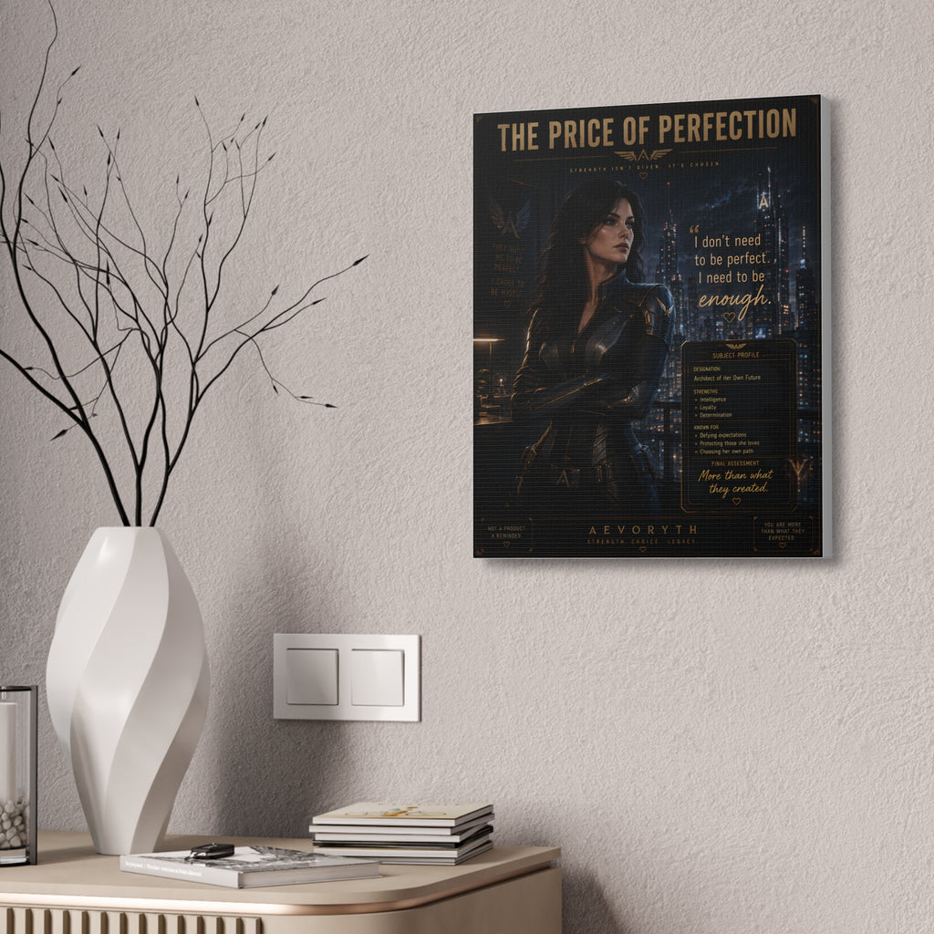 The Price of Perfection — Canvas Wall Art