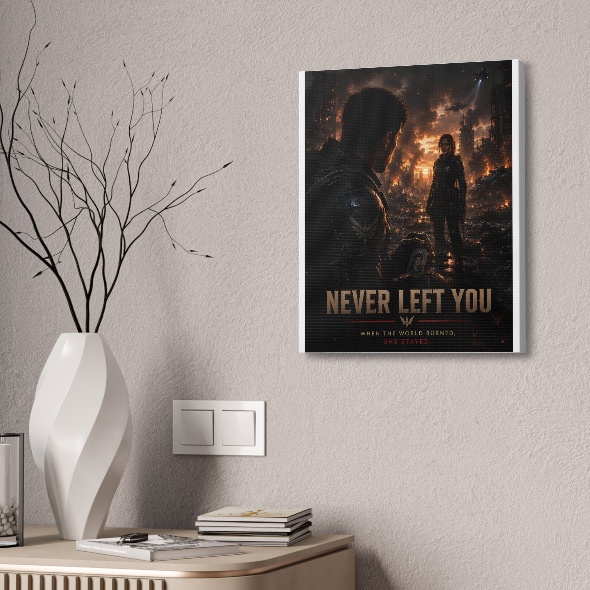 Never Left You — Canvas Wall Art