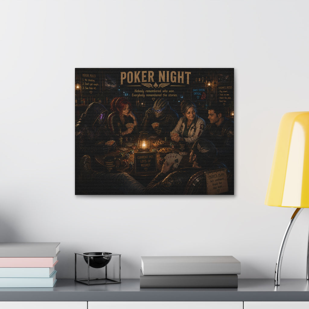 Poker Night — Canvas Wall Art