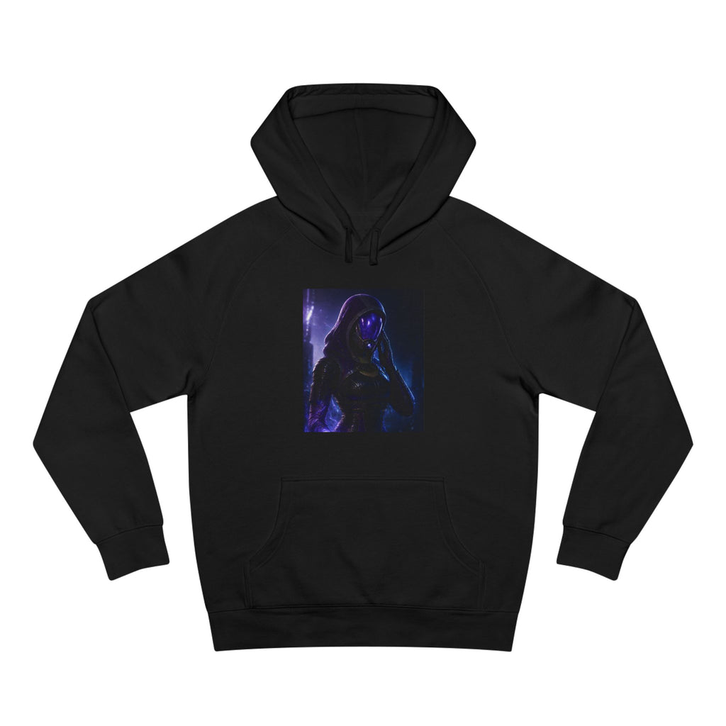 Behind the Mask — Tali'Zorah Fan Art Hoodie | Mass Effect Graphic Pullover