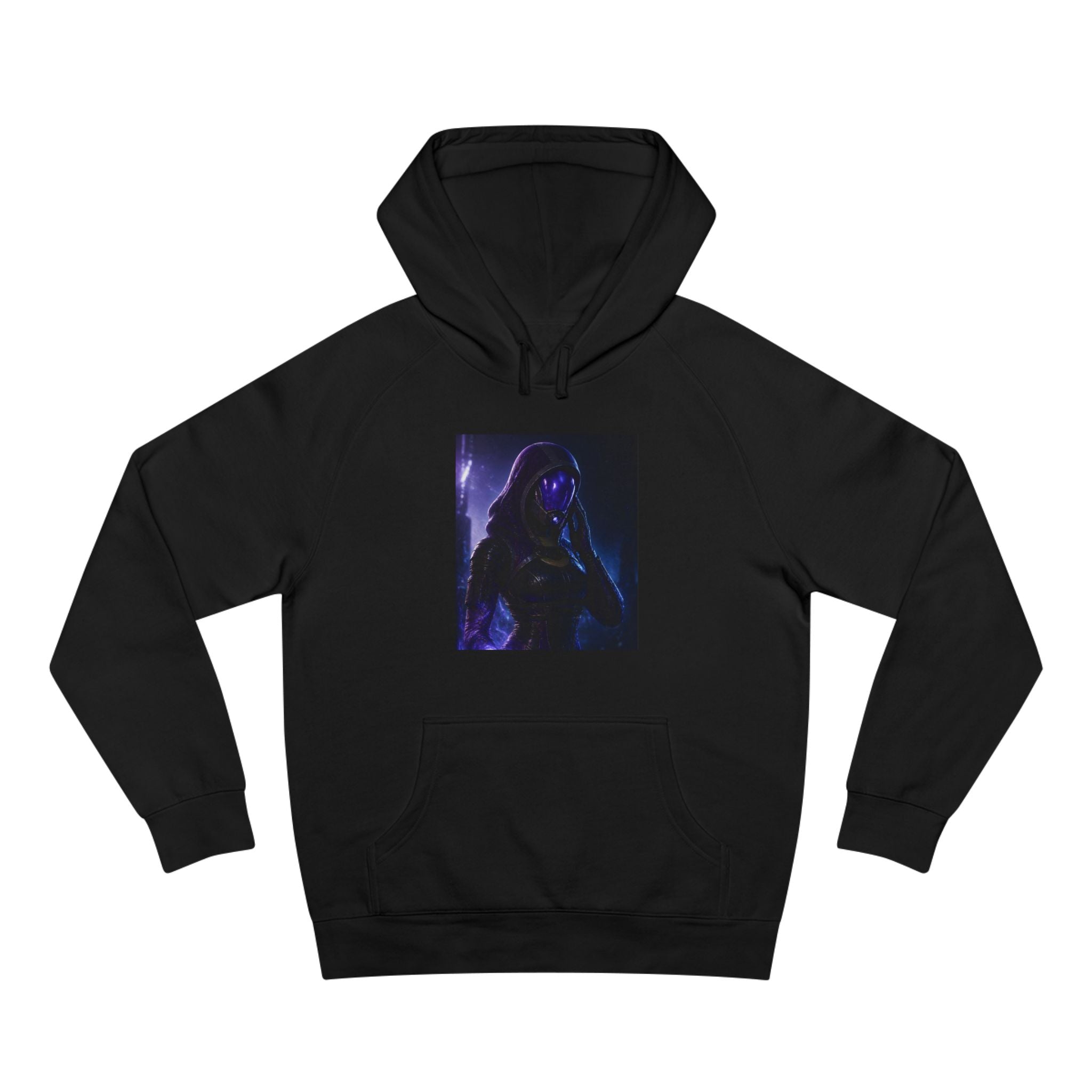 Behind the Mask — Tali'Zorah Fan Art Hoodie | Mass Effect Graphic Pullover