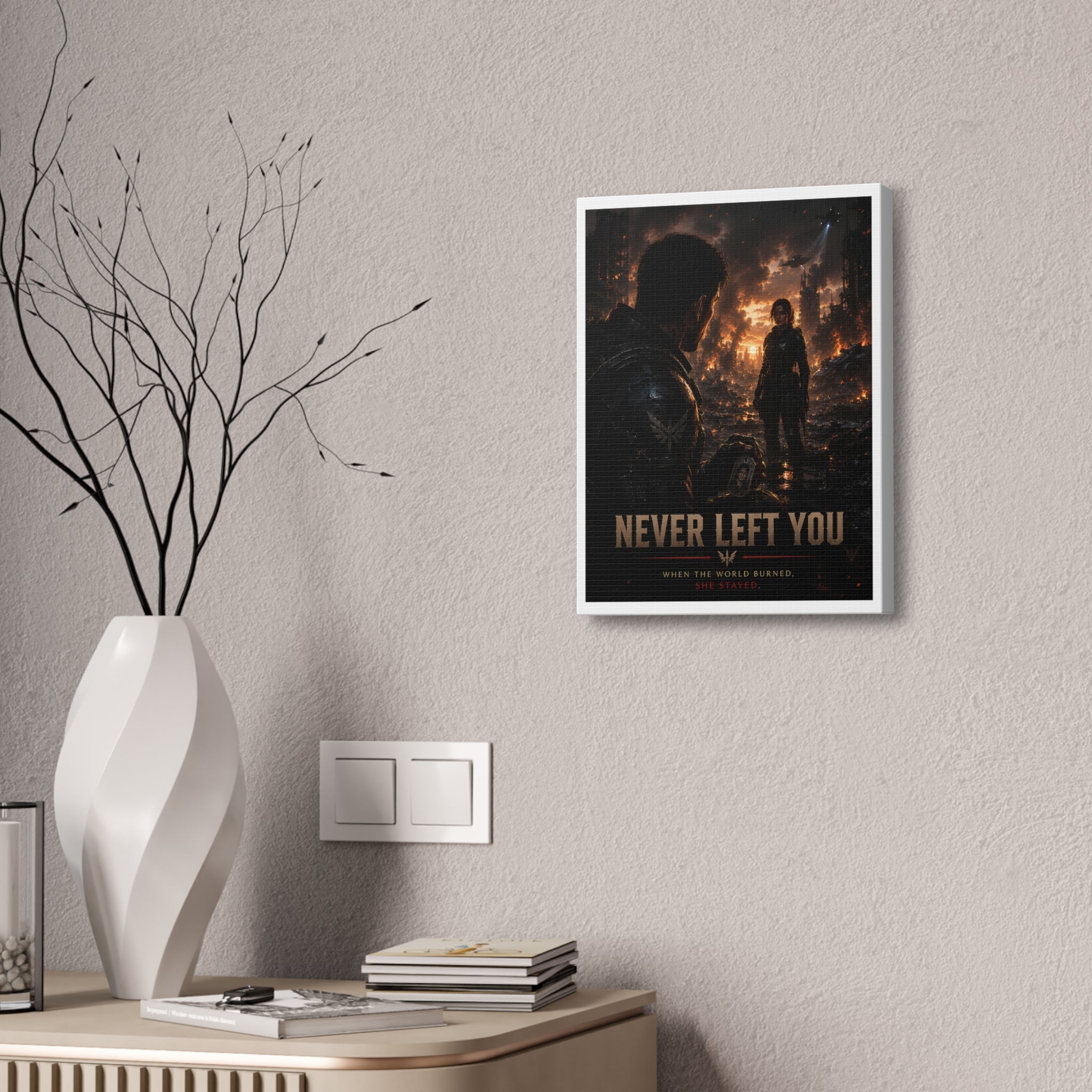 Never Left You — Canvas Wall Art