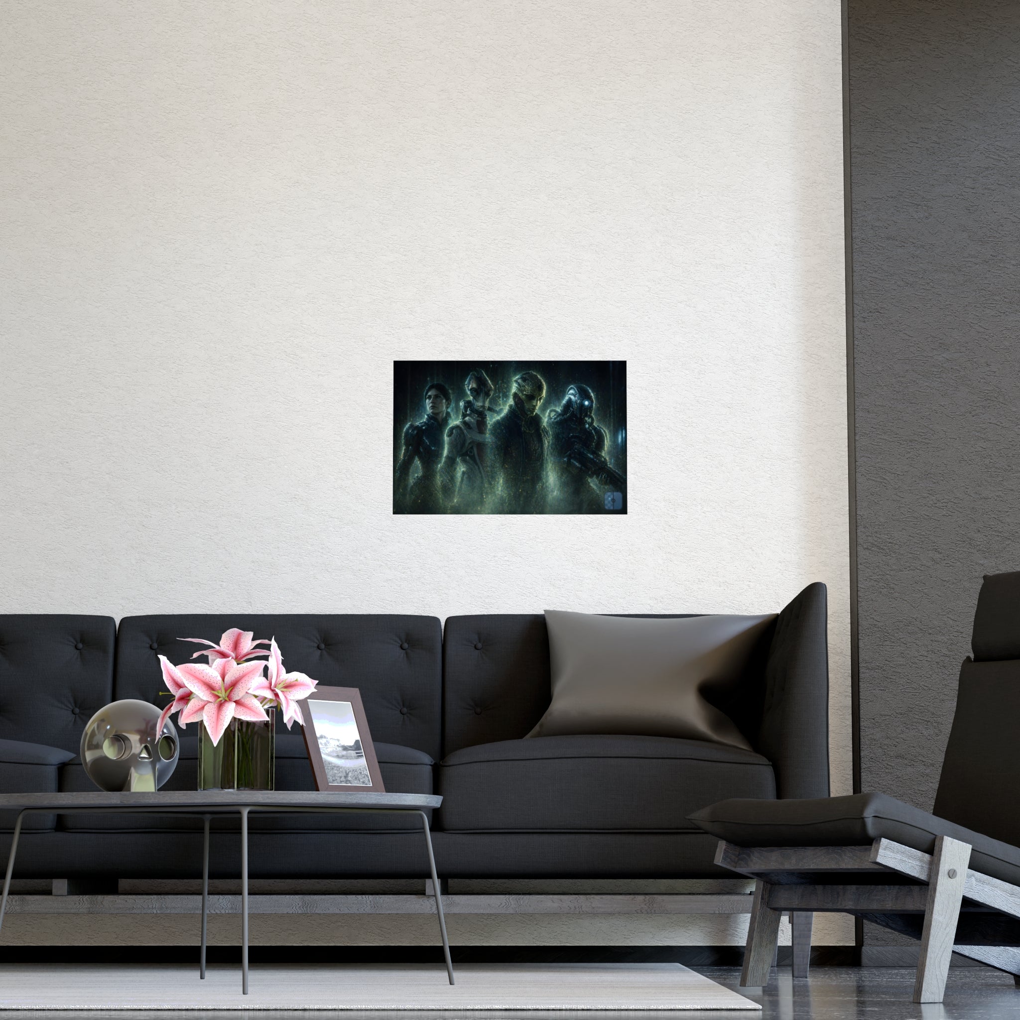 Fallen Not Gone — Mass Effect Squad Fan Art Matte Poster | Wall Art