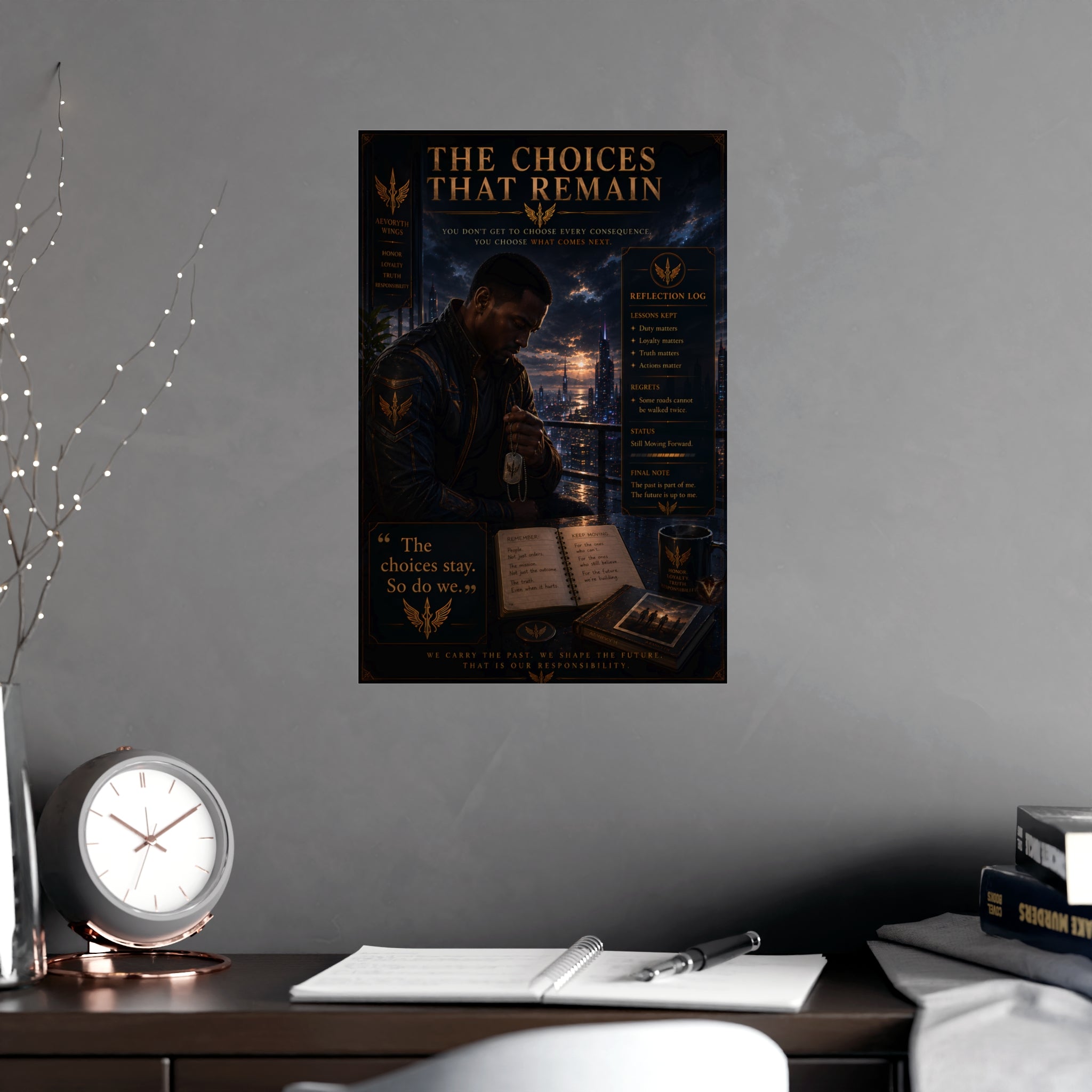 The Choices That Remain — Matte Poster