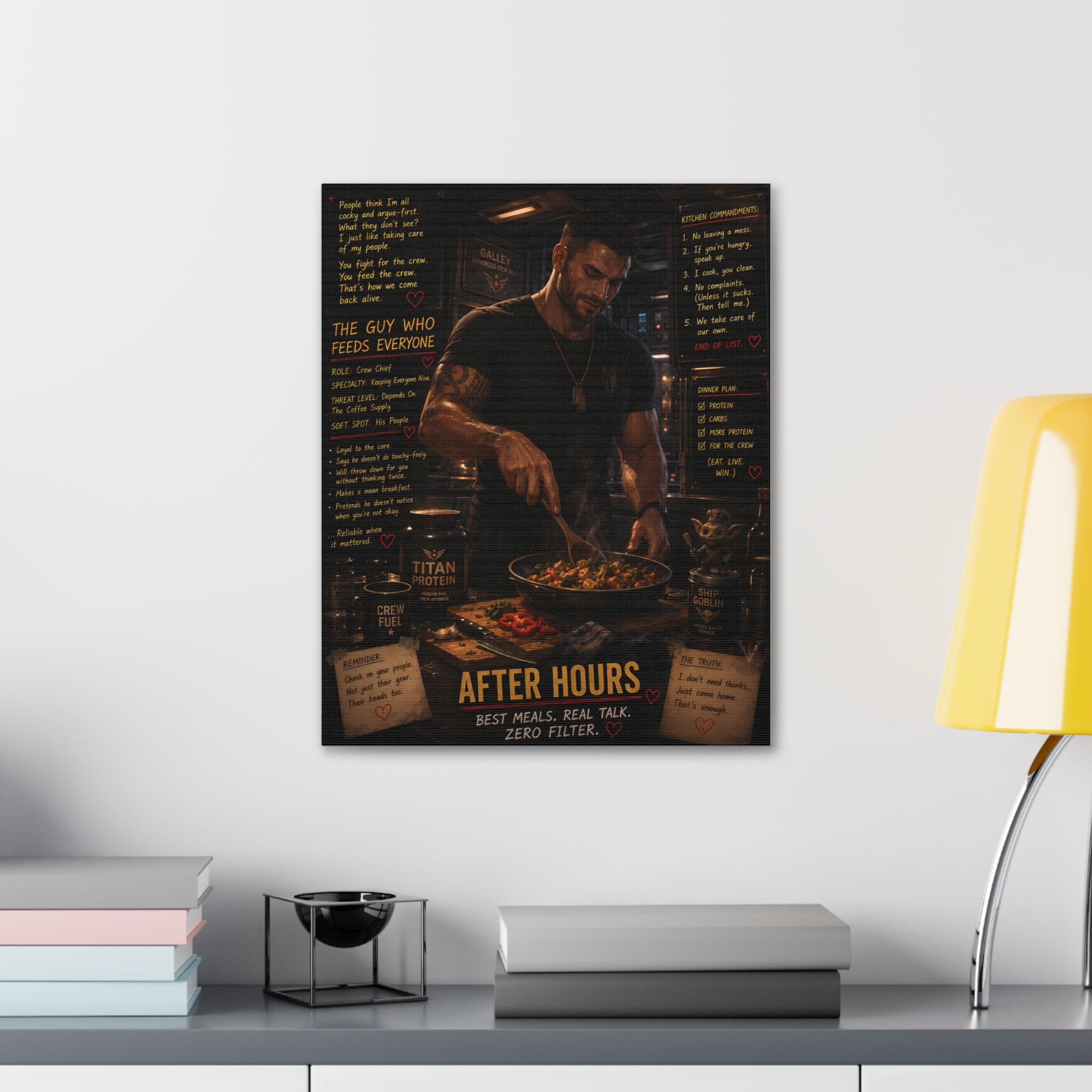 After Hours Off Duty — Canvas Wall Art