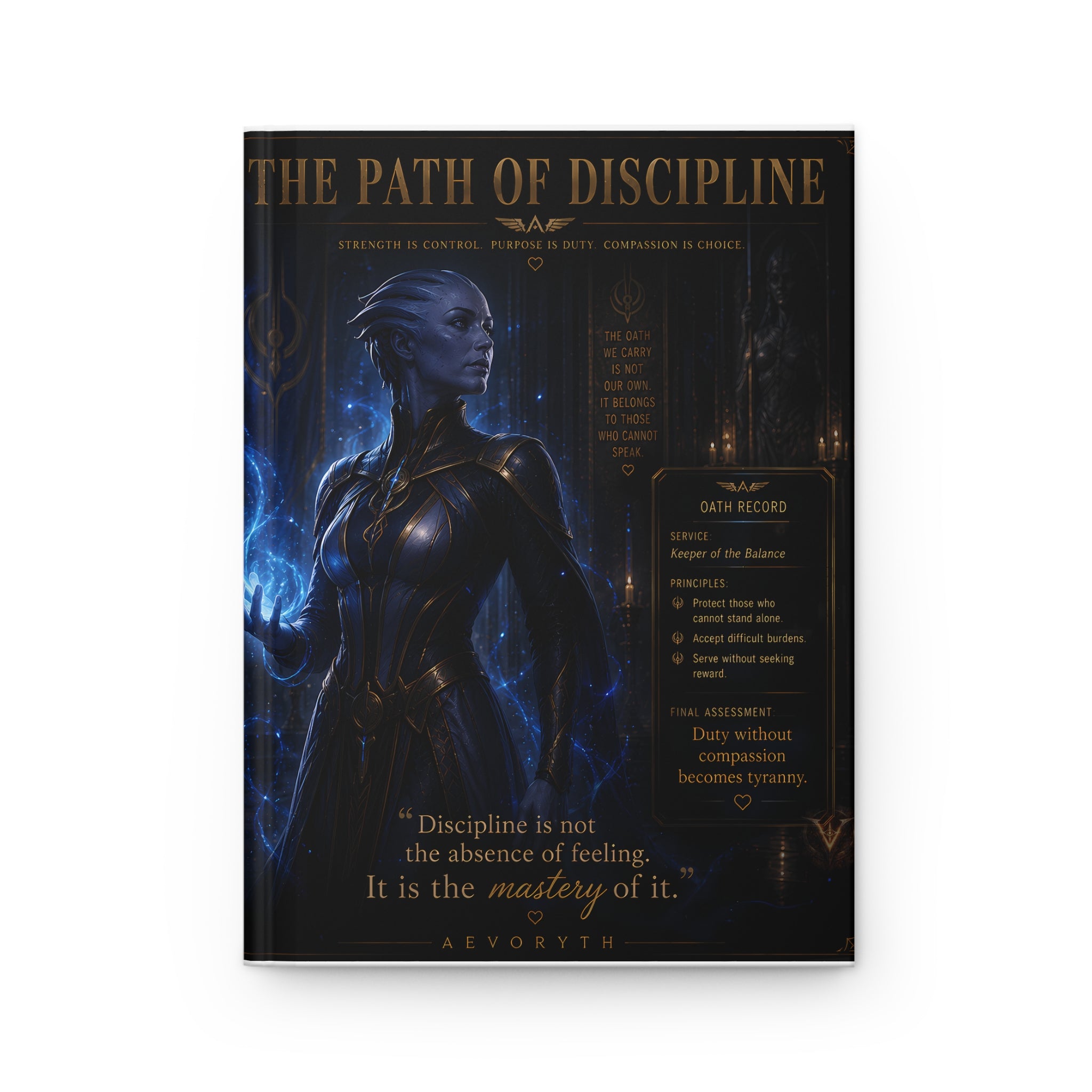 The Path of Discipline — Hardcover Journal