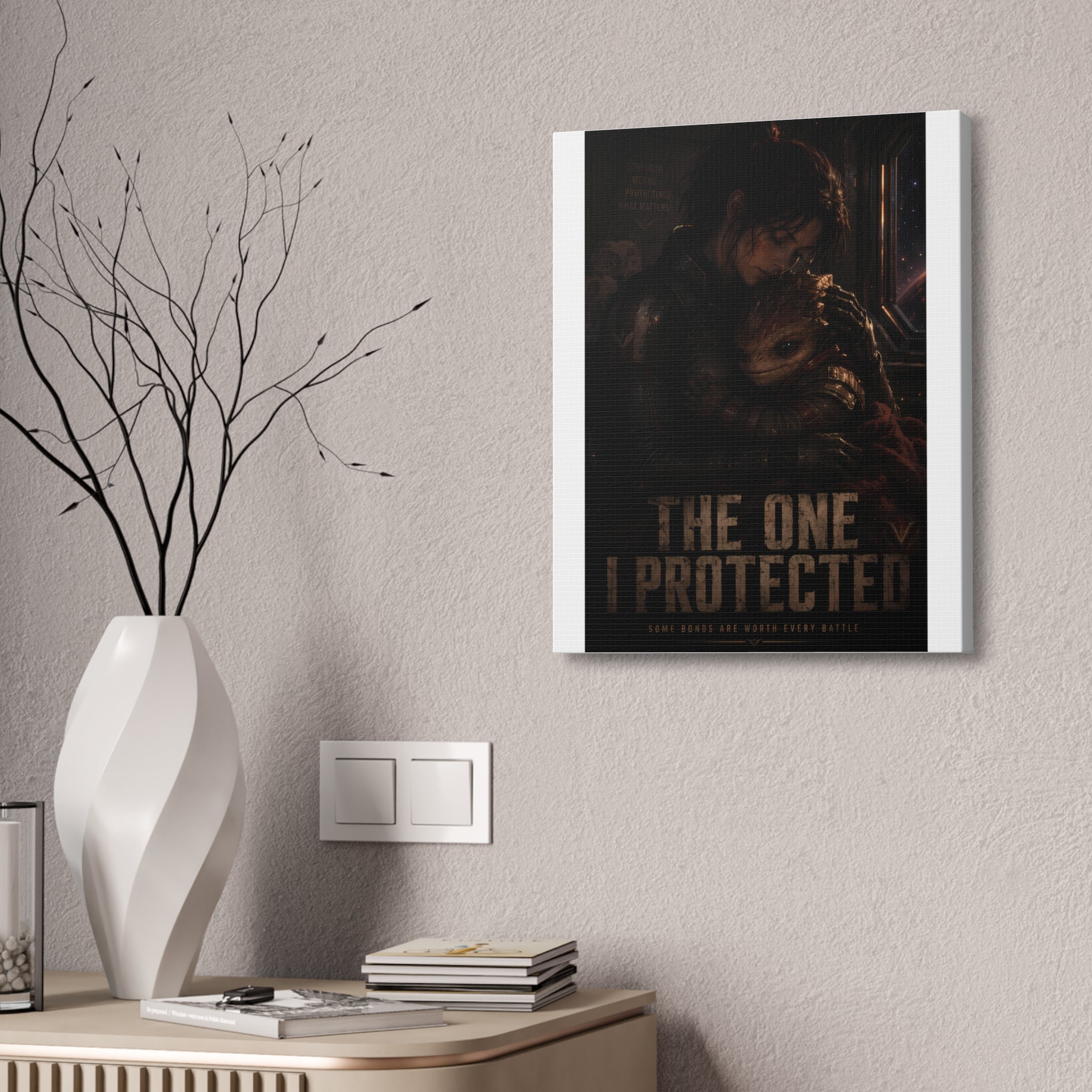 The One I Protected — Canvas Wall Art