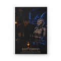 Hardcover Journal — "Quiet Company" Sci‑Fi Robot & Pilot Notebook