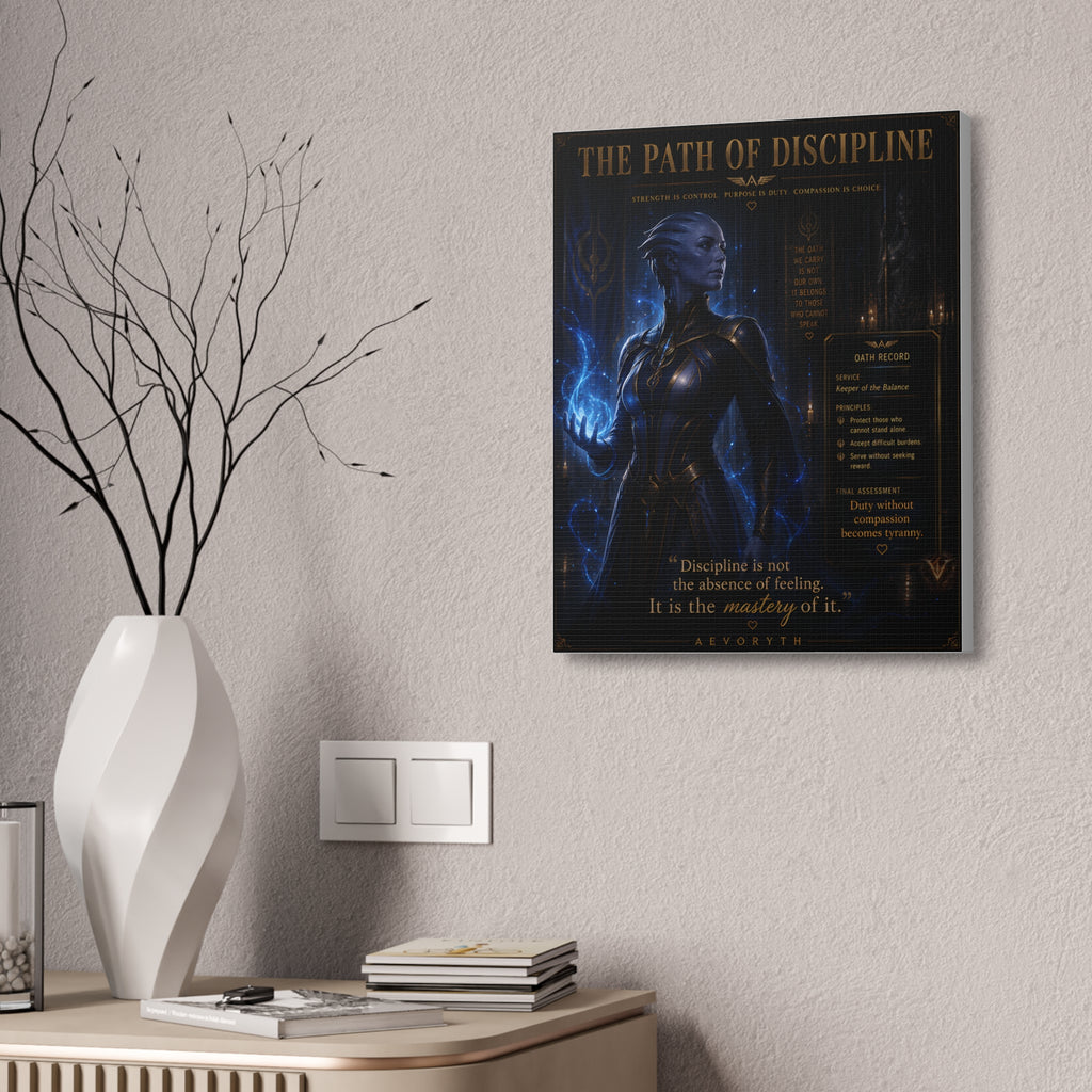 The Path of Discipline — Canvas Wall Art