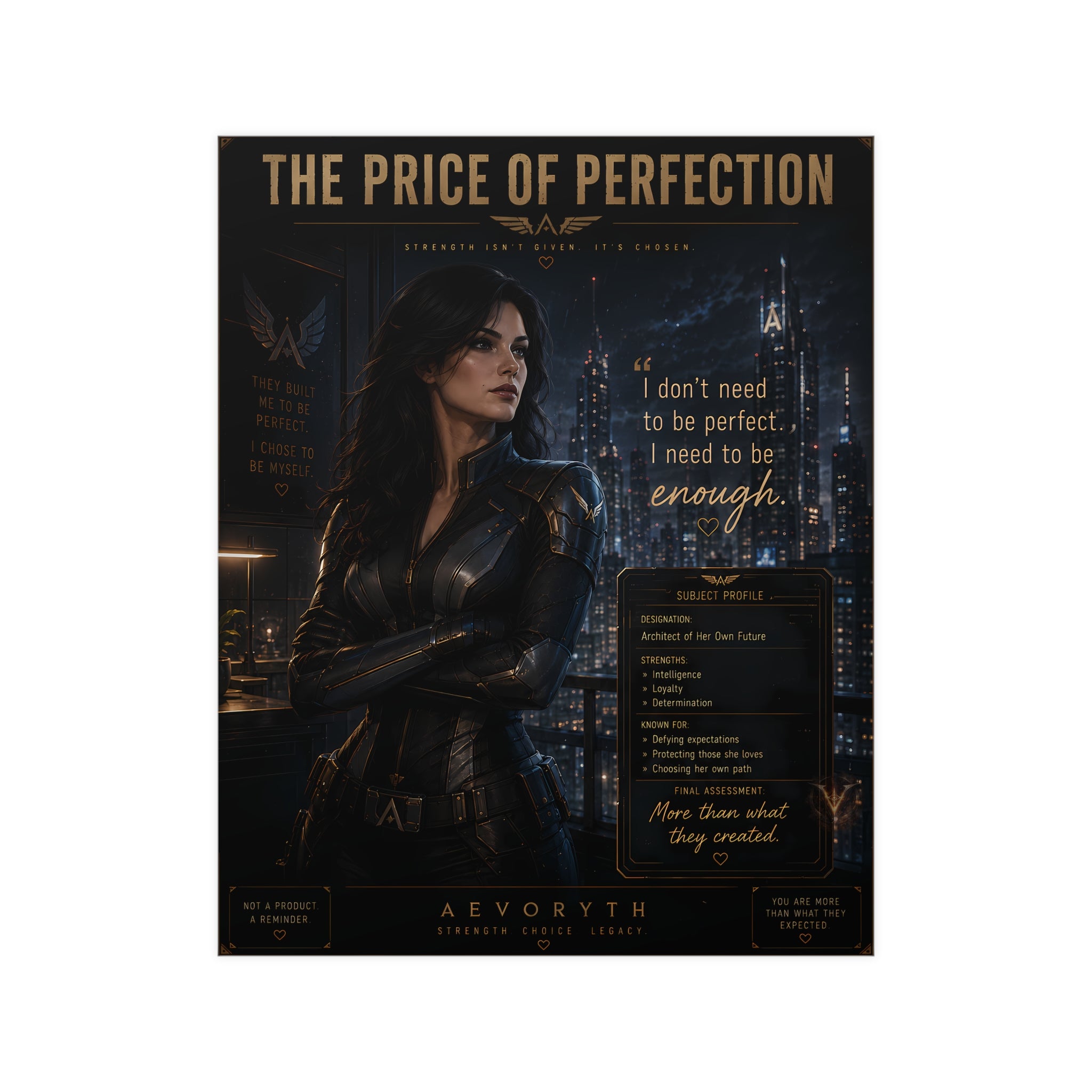The Price of Perfection — Matte Poster