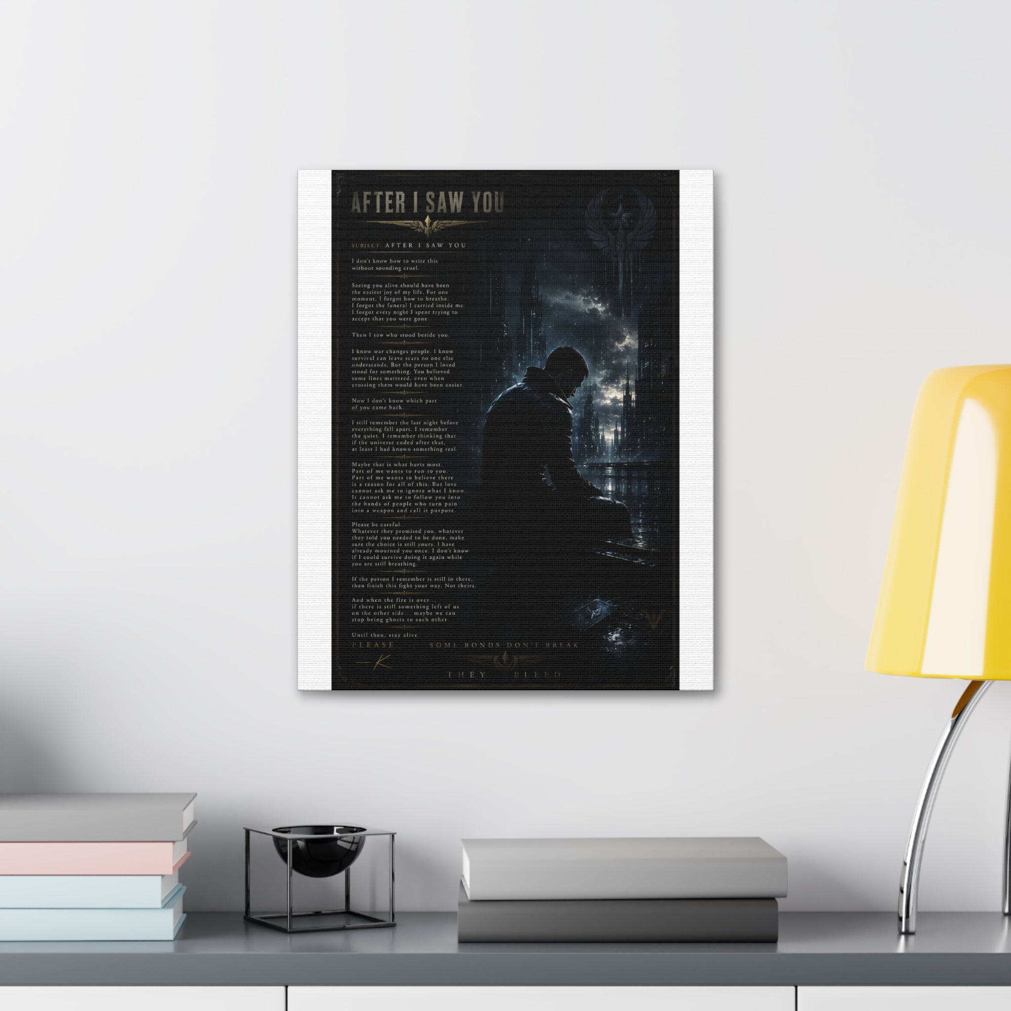 After I Saw You — Canvas Wall Art