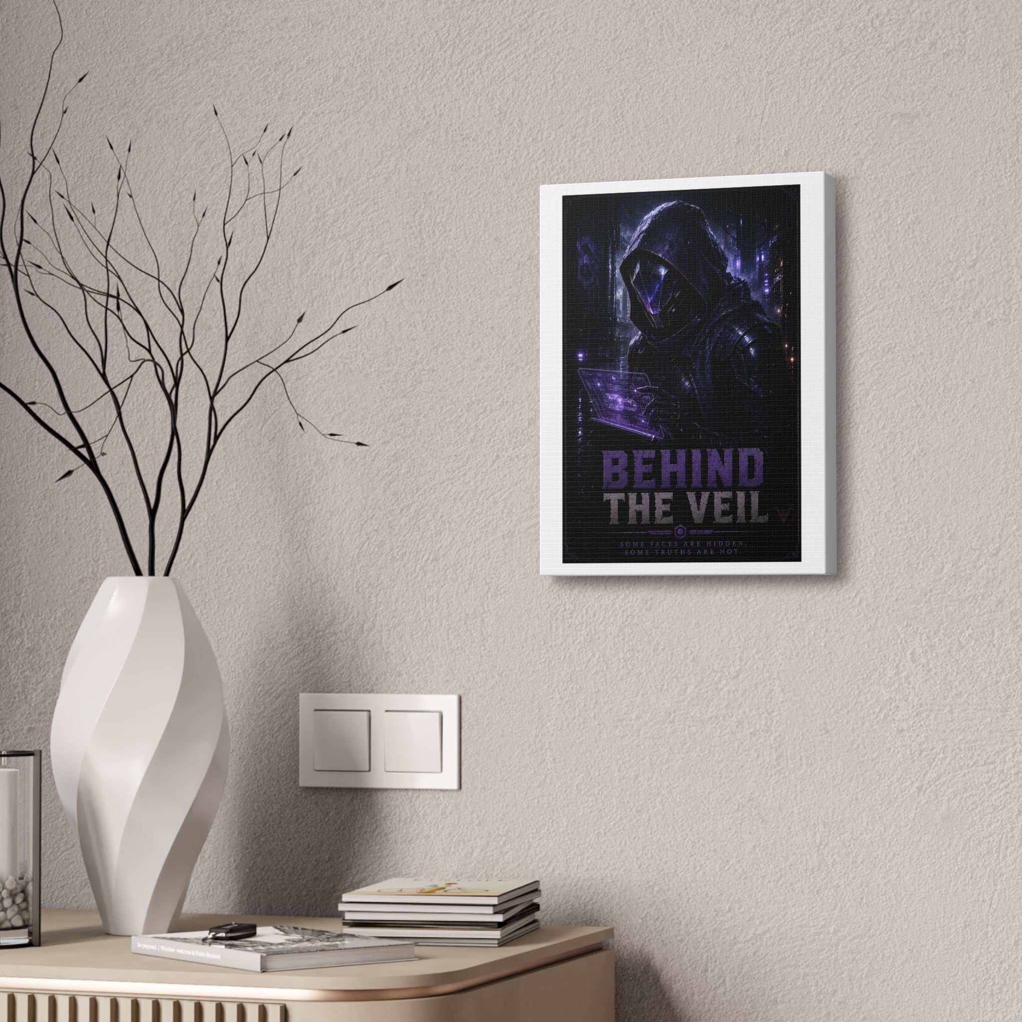 Behind the Veil — Canvas Wall Art