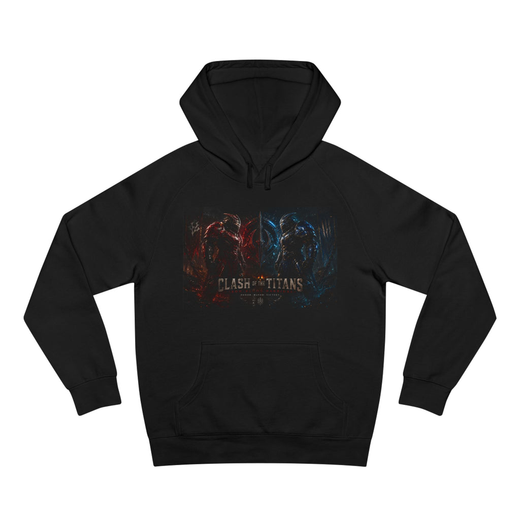 Clash of Titans Hoodie — Dual Dragon Battle Graphic Pullover
