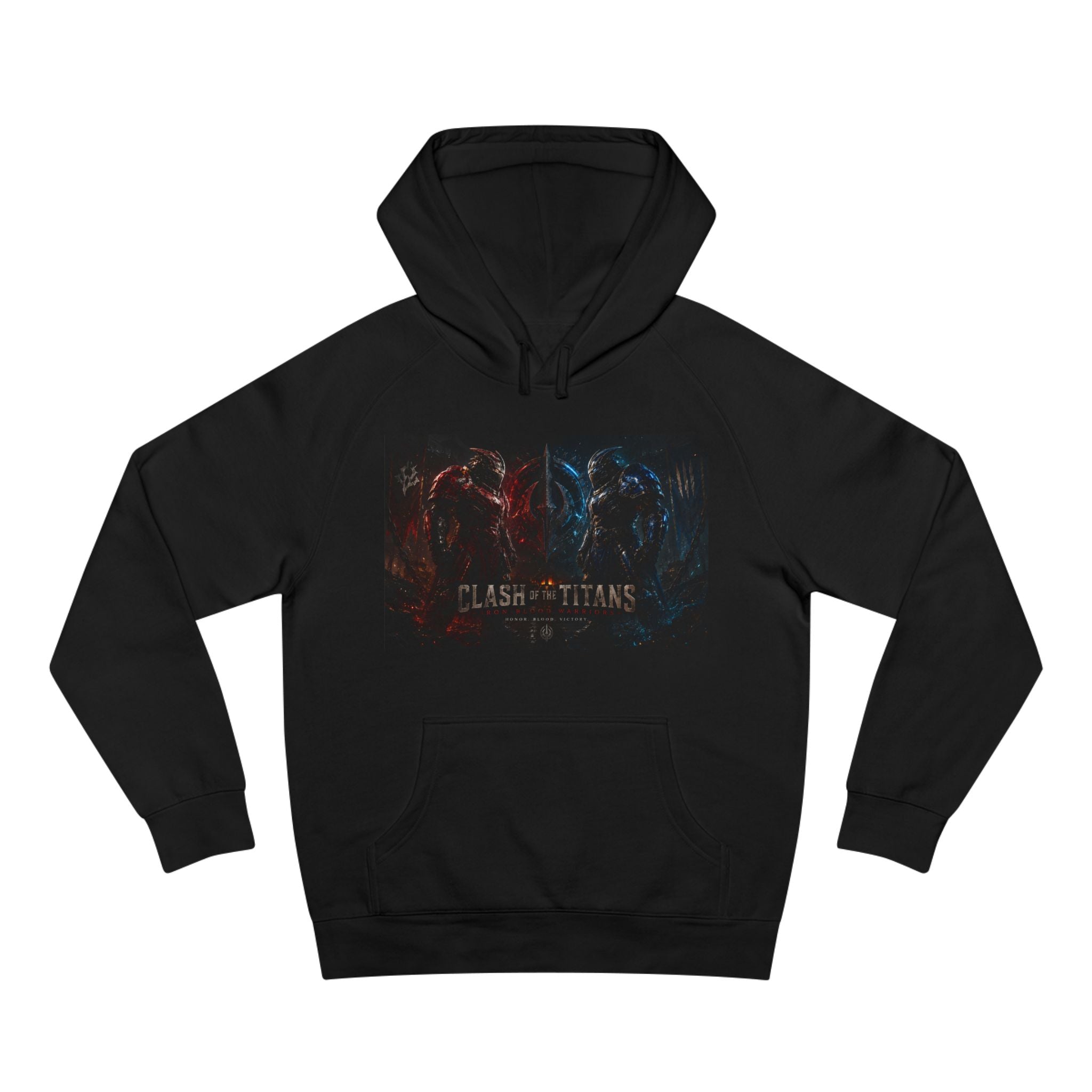 Clash of Titans Hoodie — Dual Dragon Battle Graphic Pullover