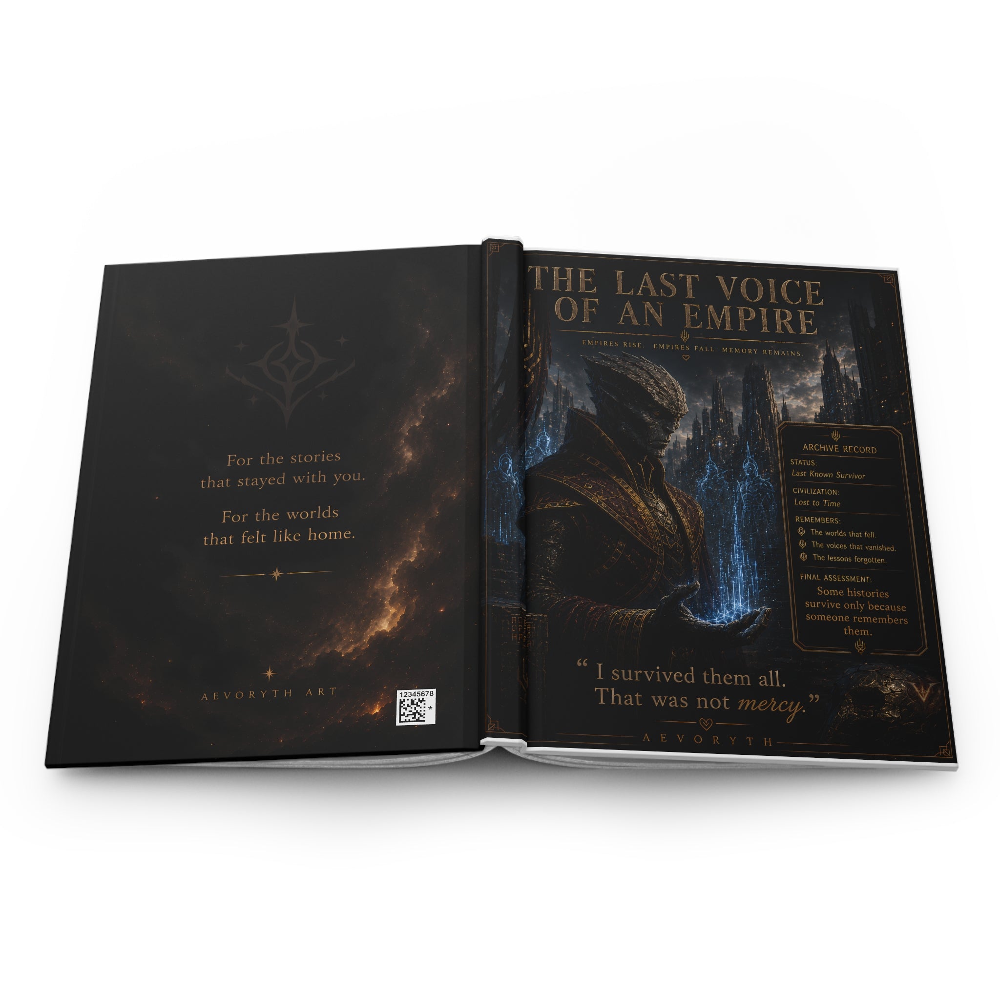 The Last Voice of an Empire — Hardcover Journal
