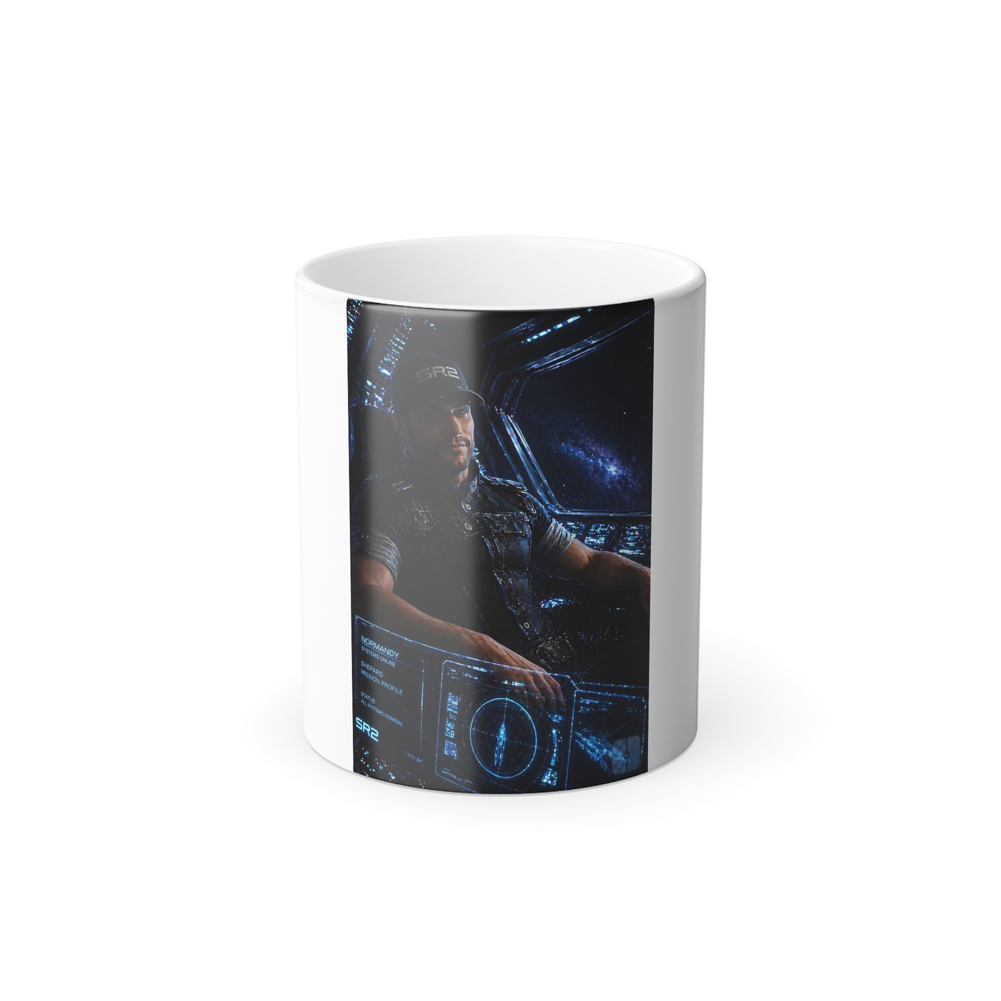 Steady Hands — Joker Fan Art Color-Changing Mug | Mass Effect Pilot 11oz Magic Mug