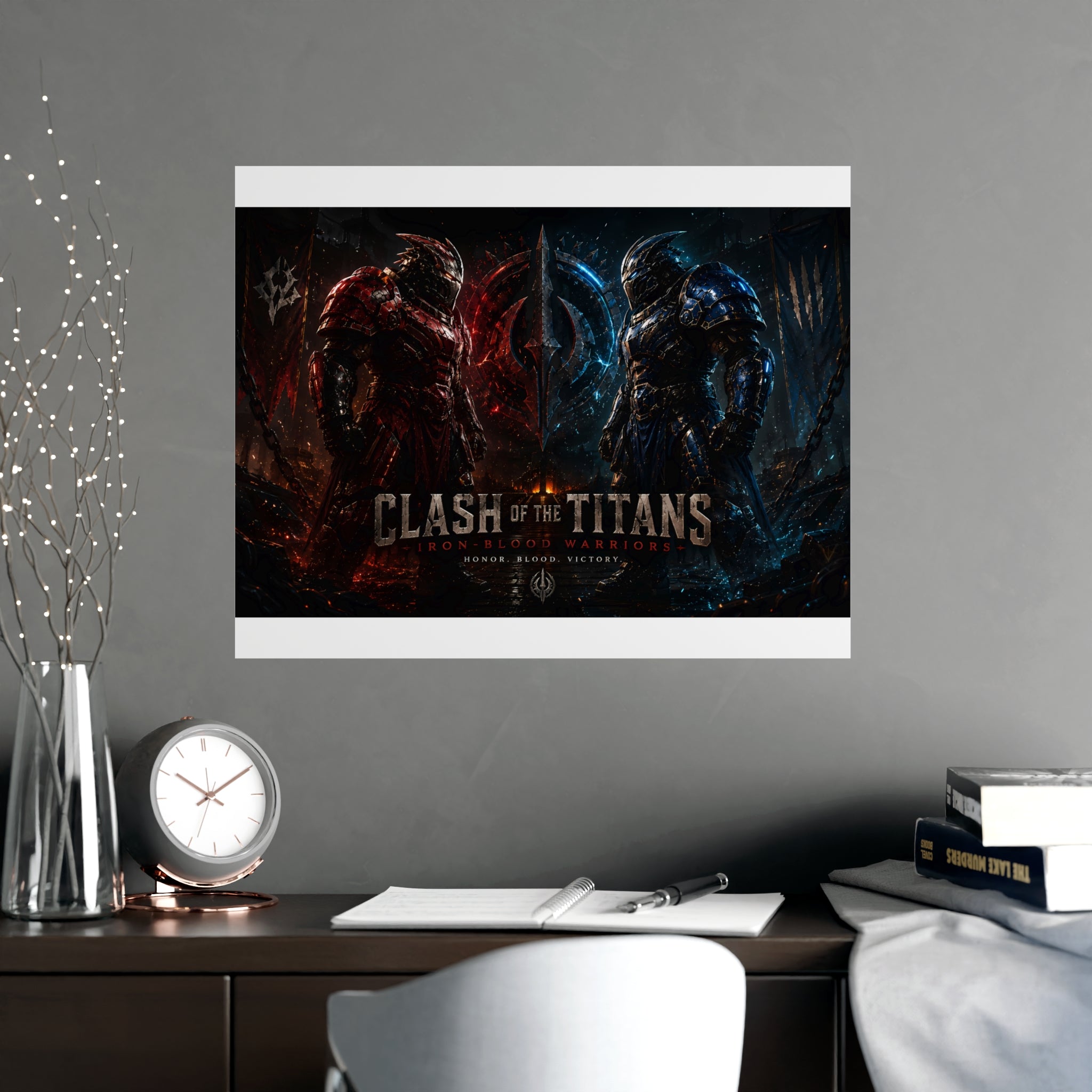 Iron Blood Standoff — Matte Poster