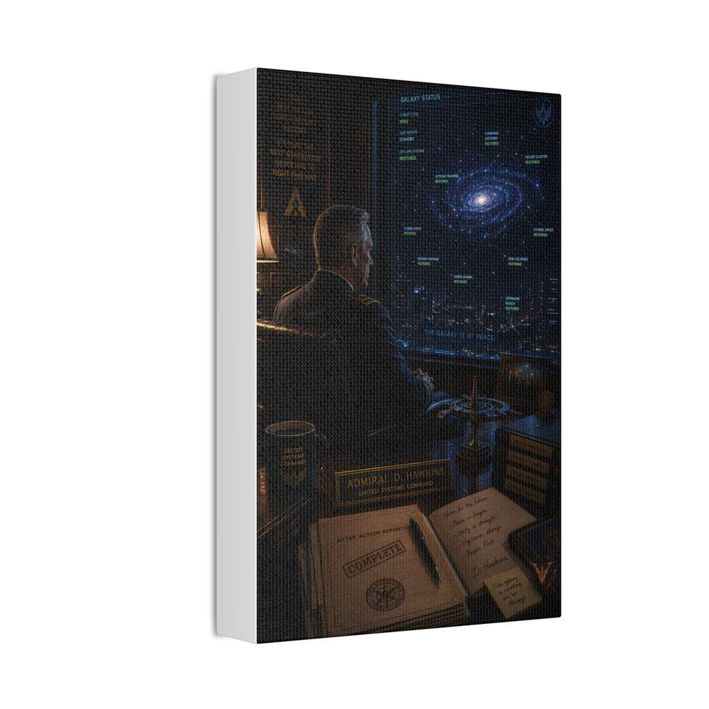 The Galaxy Is at Peace — Canvas Wall Art